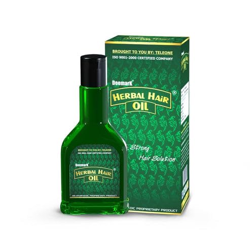 Deemark Herbal Hair Oil for Healthy Scalp & Hair Growth | Controls Dandruff & Hair Fall | Paraben & Sulfate Free | All Hair Types | 120ml | Promotes Stronger, Thicker Hair | Perfect for Daily Scalp Massage & Night Treatment