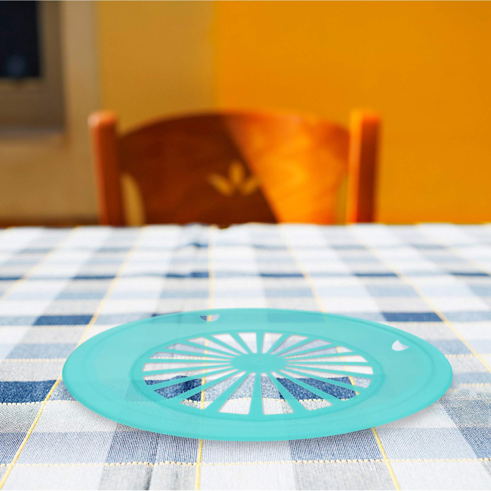 BESTonZON 10-Pack Reusable Plastic Plate Holders - Durable Dinner Plate Stands for Parties, Picnics, BBQs & Outdoor Events - Eco-Friendly Party Supplies for Paper Plates