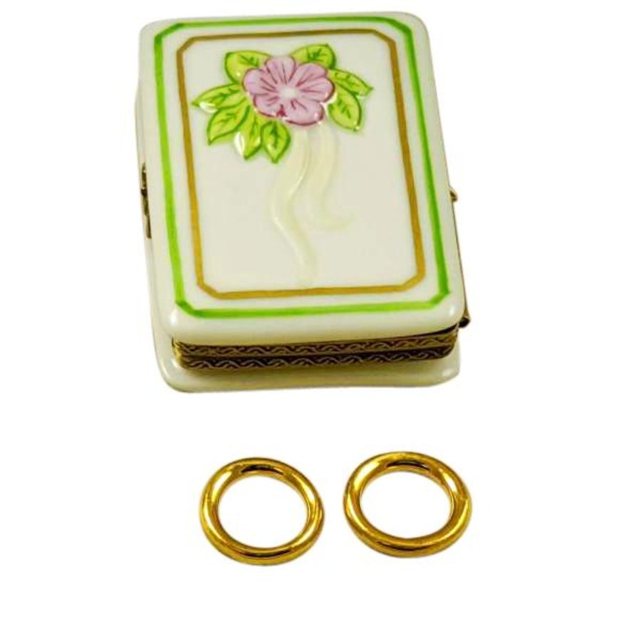 Elegant Limoges Wedding Guest Book - Perfect for Bridal Showers, Ceremonies & Receptions - Luxury Keepsake for Couples