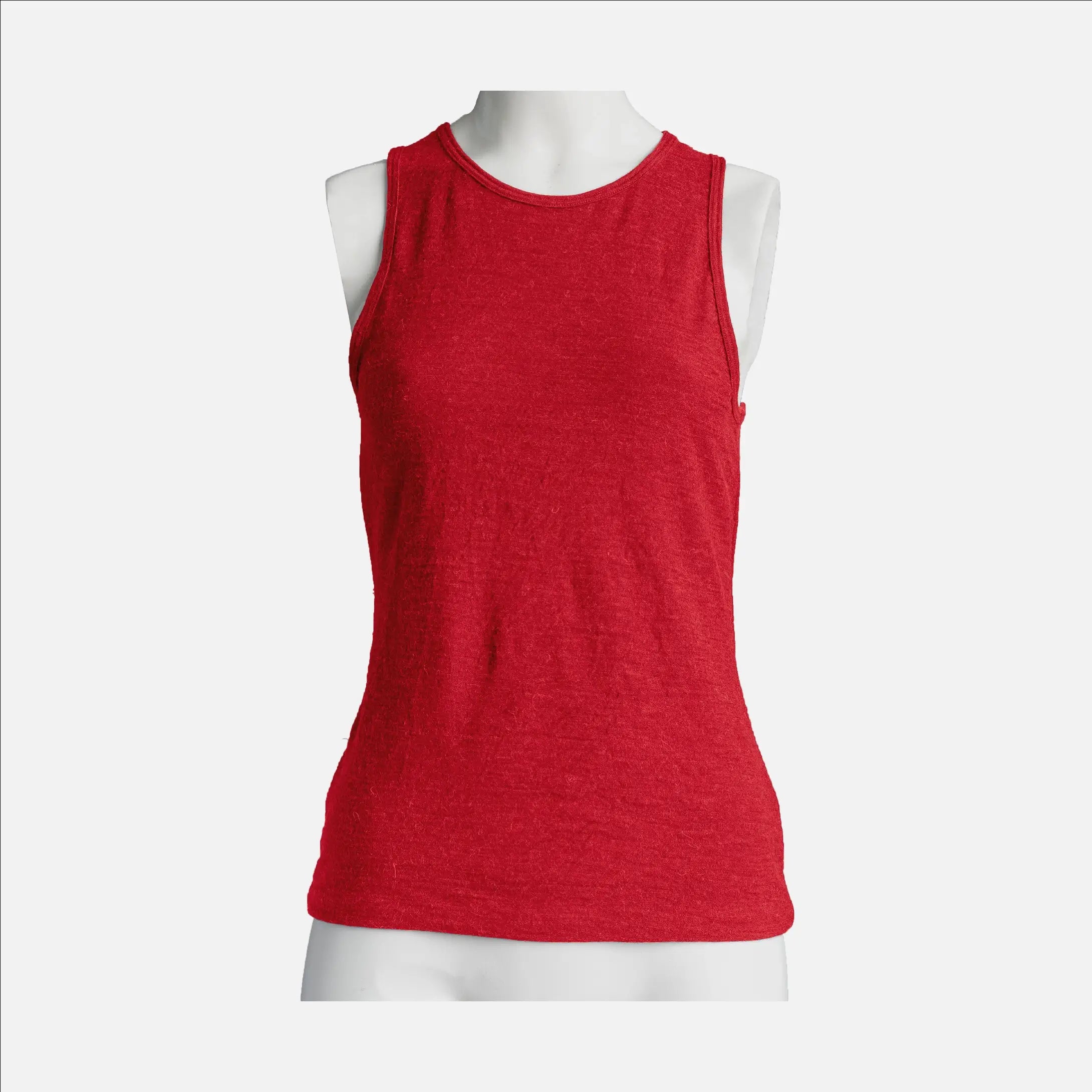 Ultralight Women's Alpaca Wool Running Tank Top - 160 GSM | Breathable & Moisture-Wicking Workout Top for Yoga, Gym & Outdoor Activities
