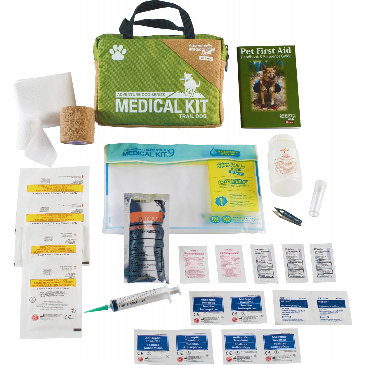 Adventure Dog Series: Trail Dog Medical Kit - First Aid Kit for Hiking, Camping & Outdoor Activities with Dogs - Essential Pet Safety Gear for Emergencies