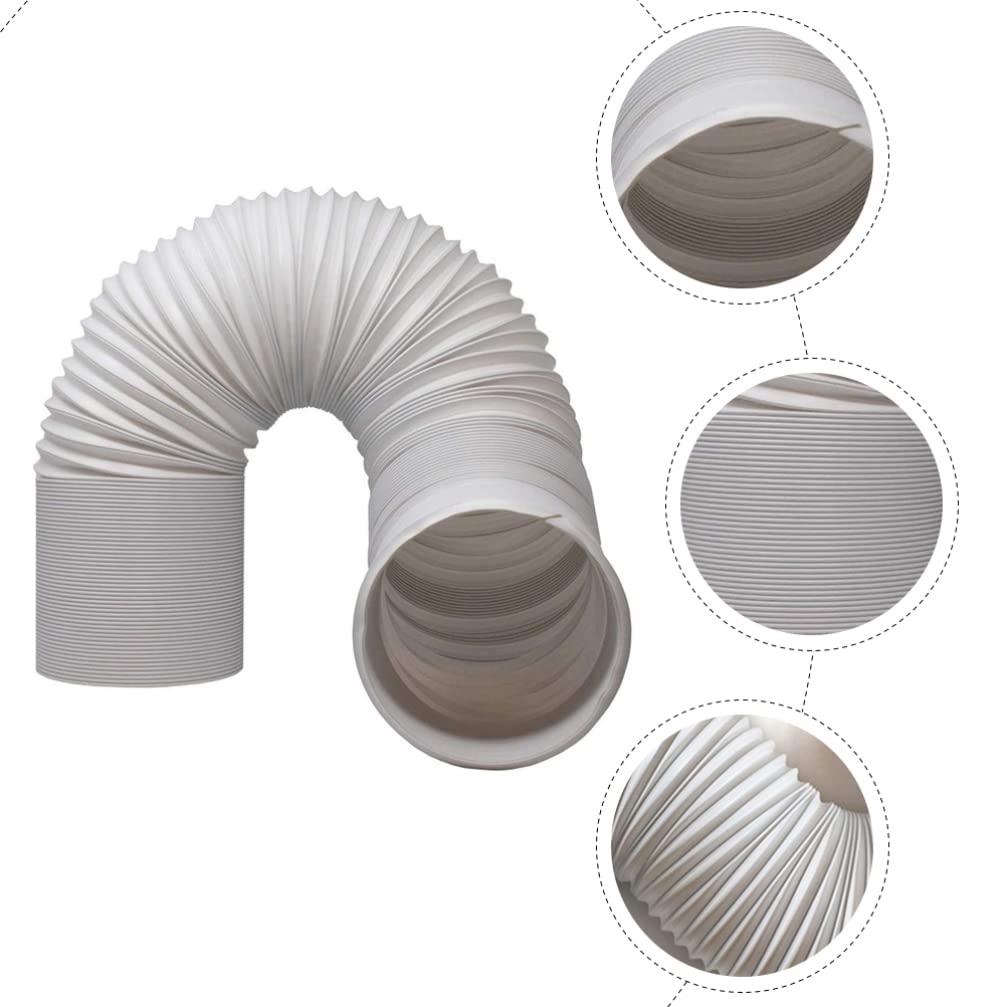 Universal Air Conditioning Exhaust Duct & Dryer Vent Hose - Flexible AC Hose for Kitchen, Household & HVAC Discharge | Perfect for Home, RV & Portable AC Units