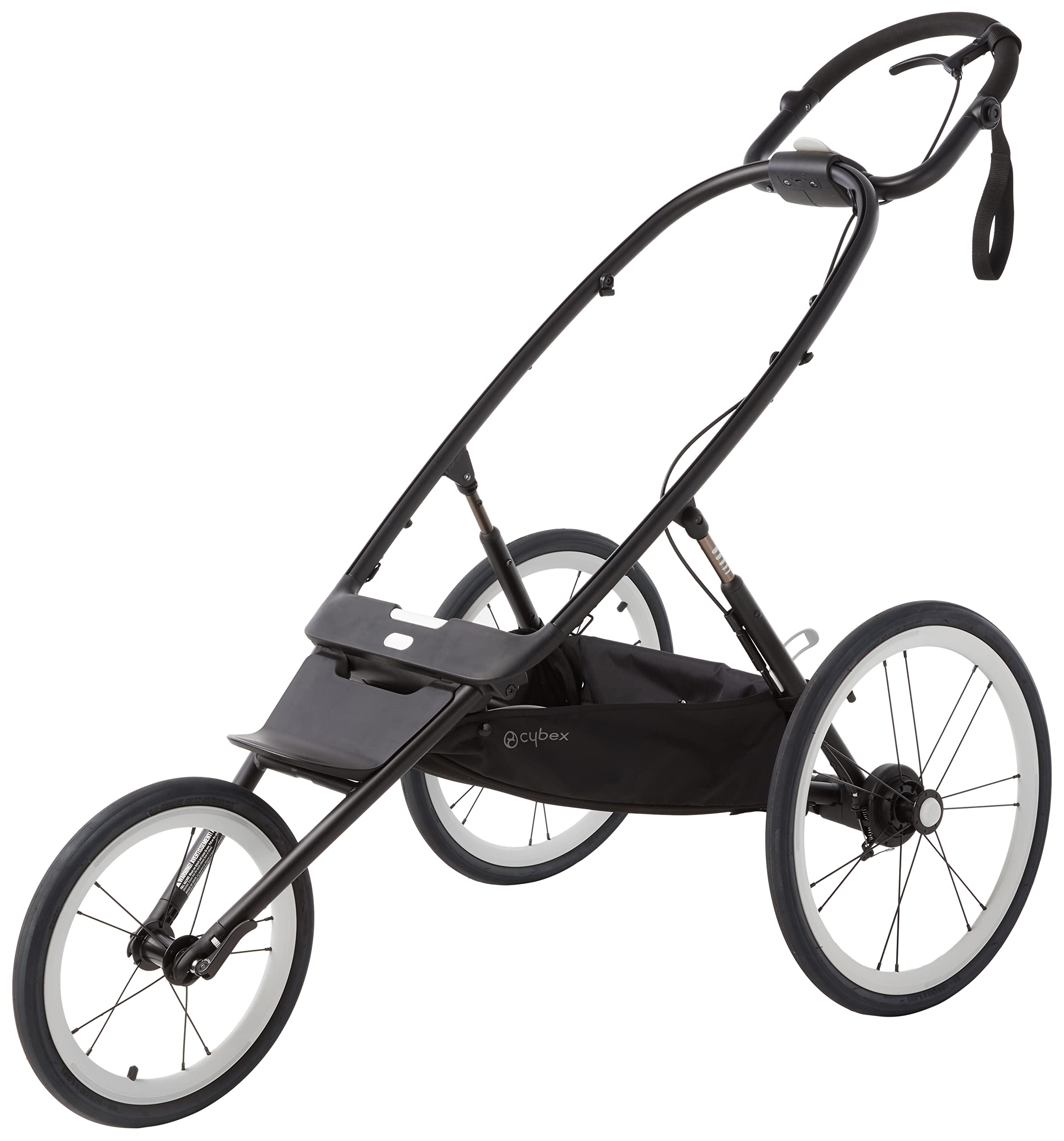 Cybex AVI Jogging Stroller Frame - Lightweight Black Stroller for Running & Outdoor Activities | Perfect for Active Parents & Daily Walks