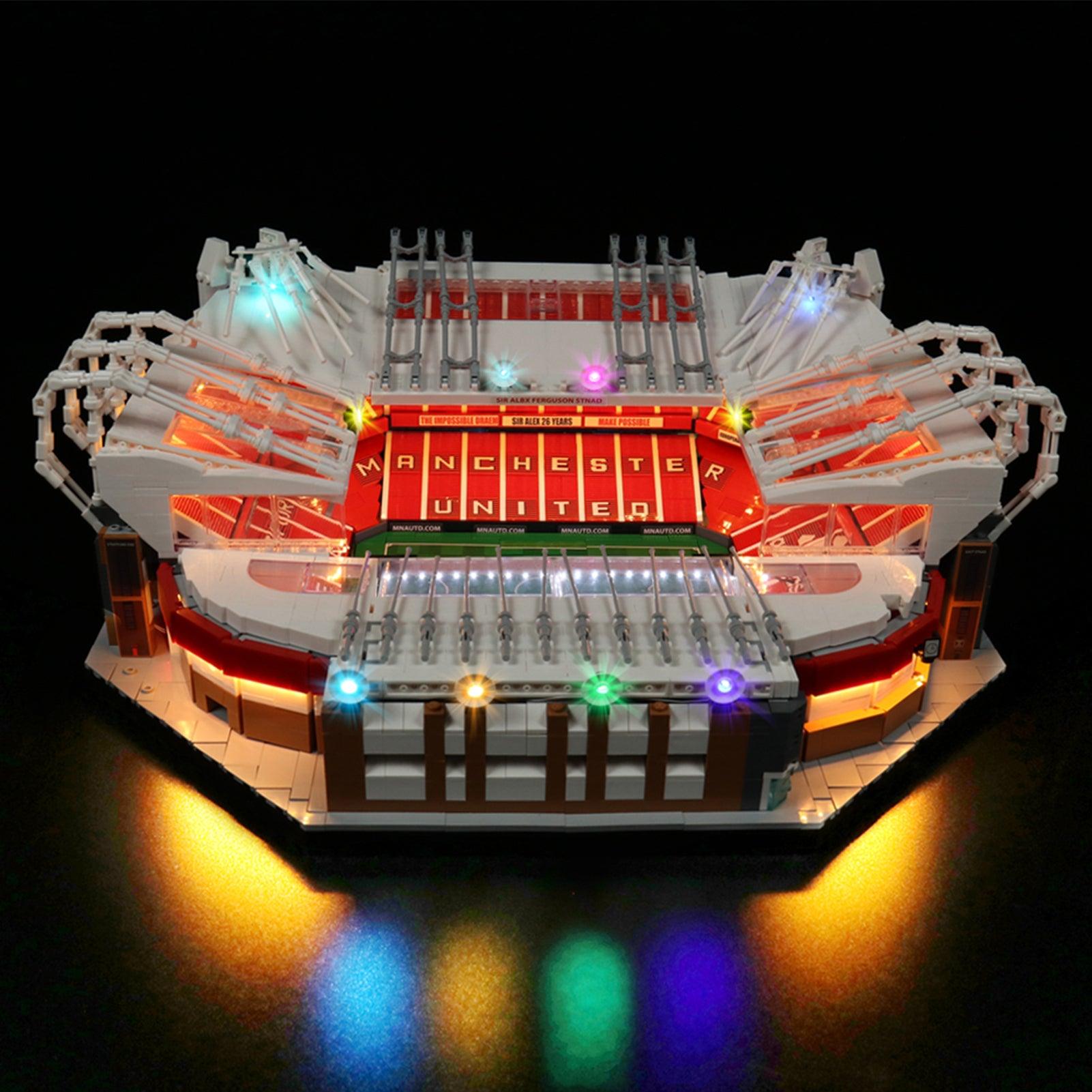 LEGO Creator Expert Old Trafford Manchester United 10272 Light Kit - LED Lighting Set for LEGO Stadium Model - Enhance Display for Home, Office & Fan Collection