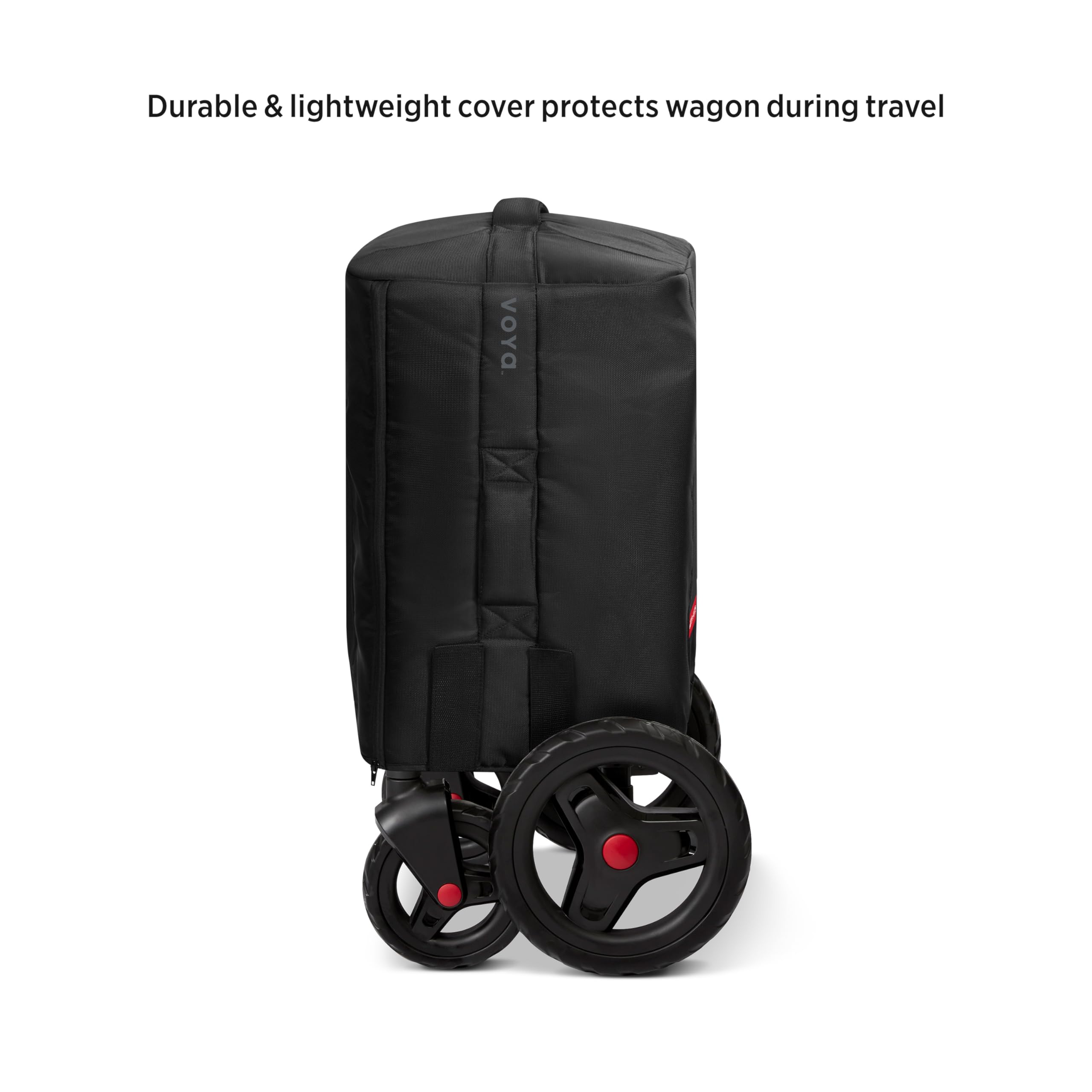 Radio Flyer Voya Stroller Wagon Travel Cover - Weatherproof Accessory Bag for 2-Seater Low-Sides Wagon | Perfect for Beach Trips, Park Outings & Family Travel