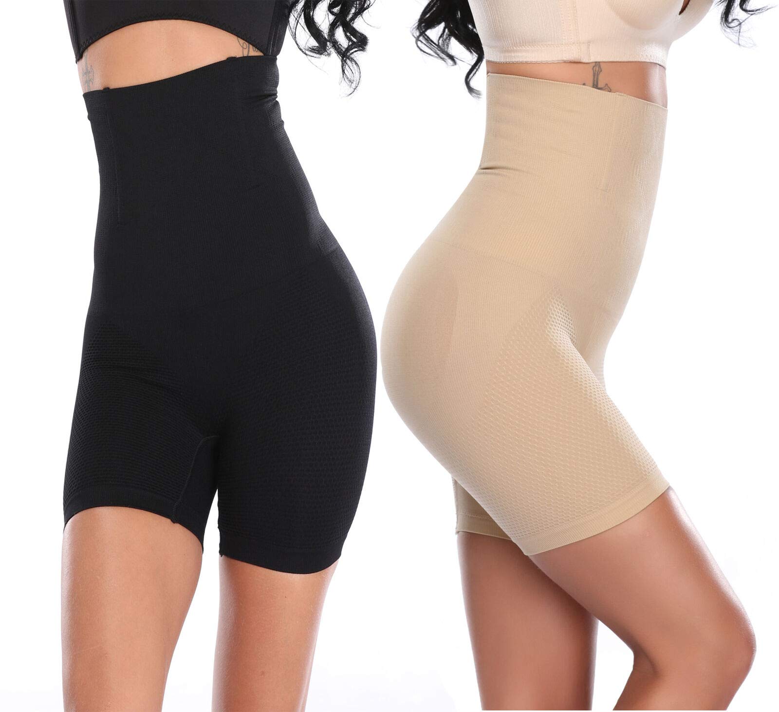 Boolavard High Waist Body Shaper Shapewear for Women - Tummy Control Slimming Pants for Workout, Postpartum & Everyday Wear