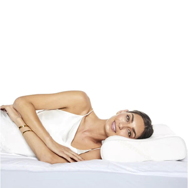 FlexiPillow Harmony Memory Foam Pillow for Neck Pain Relief - Orthopedic Contour Pillow for Side, Back & Stomach Sleepers - Premium Cooling Pillow for Better Sleep & Pressure Relief
