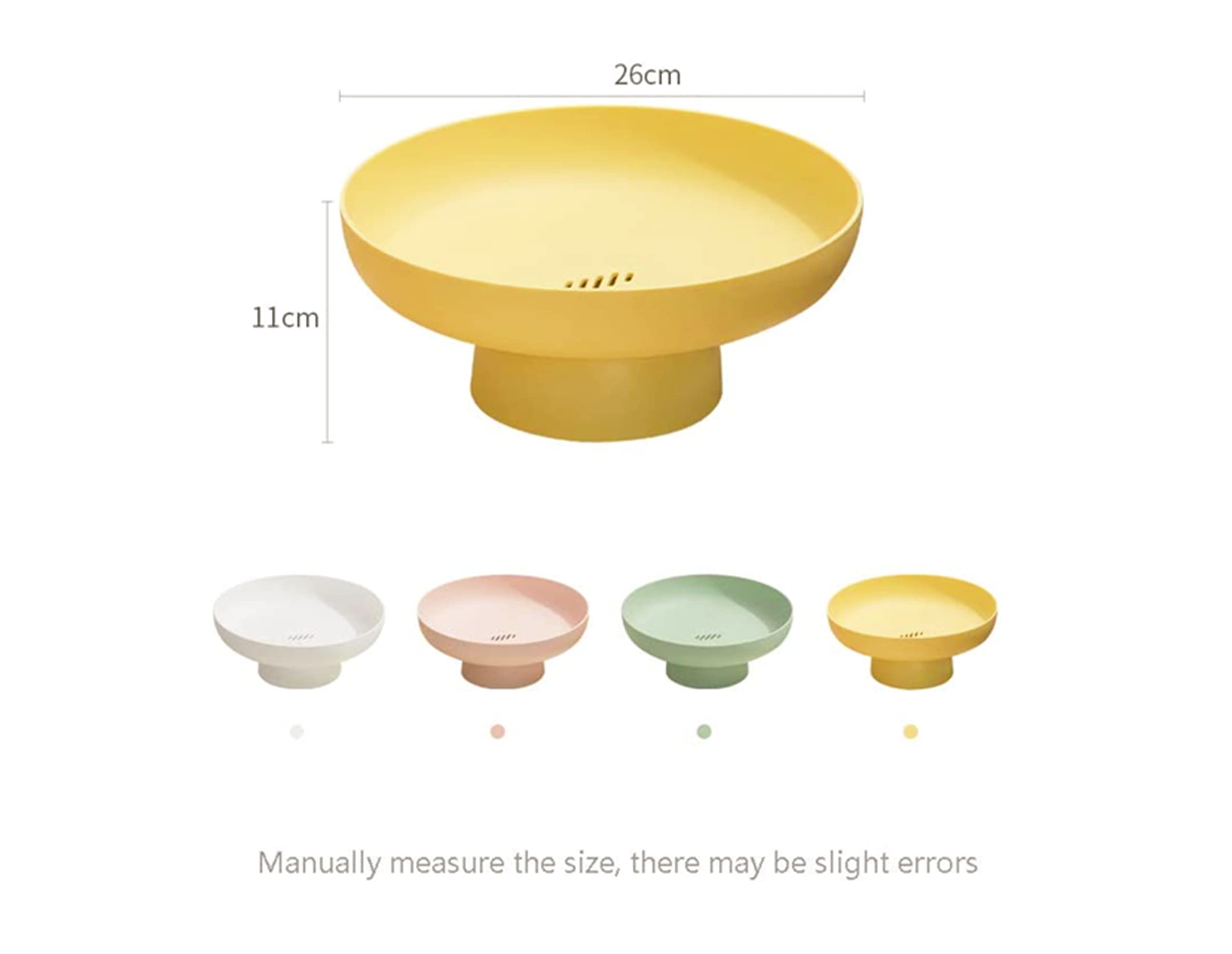 Vibrant Yellow Fruit Bowl Basket - Stylish Kitchen Countertop & Dining Table Storage Organizer | Perfect for Fresh Fruit Display, Home Decor, and Party Centerpiece