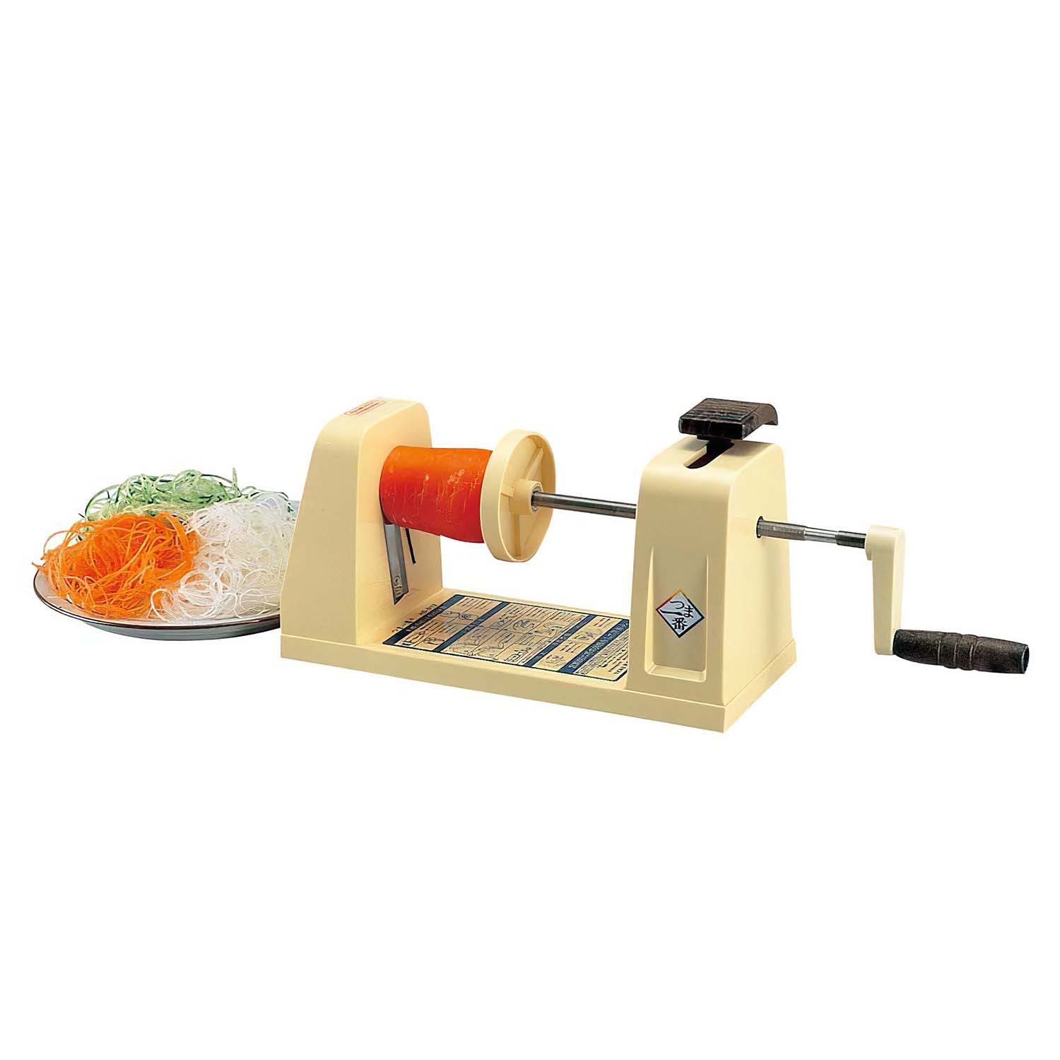 Hirano Premium Plastic Tsuma Ichiban Vegetable Turning Slicer - Perfect for Sushi, Garnishes & Japanese Cuisine Prep