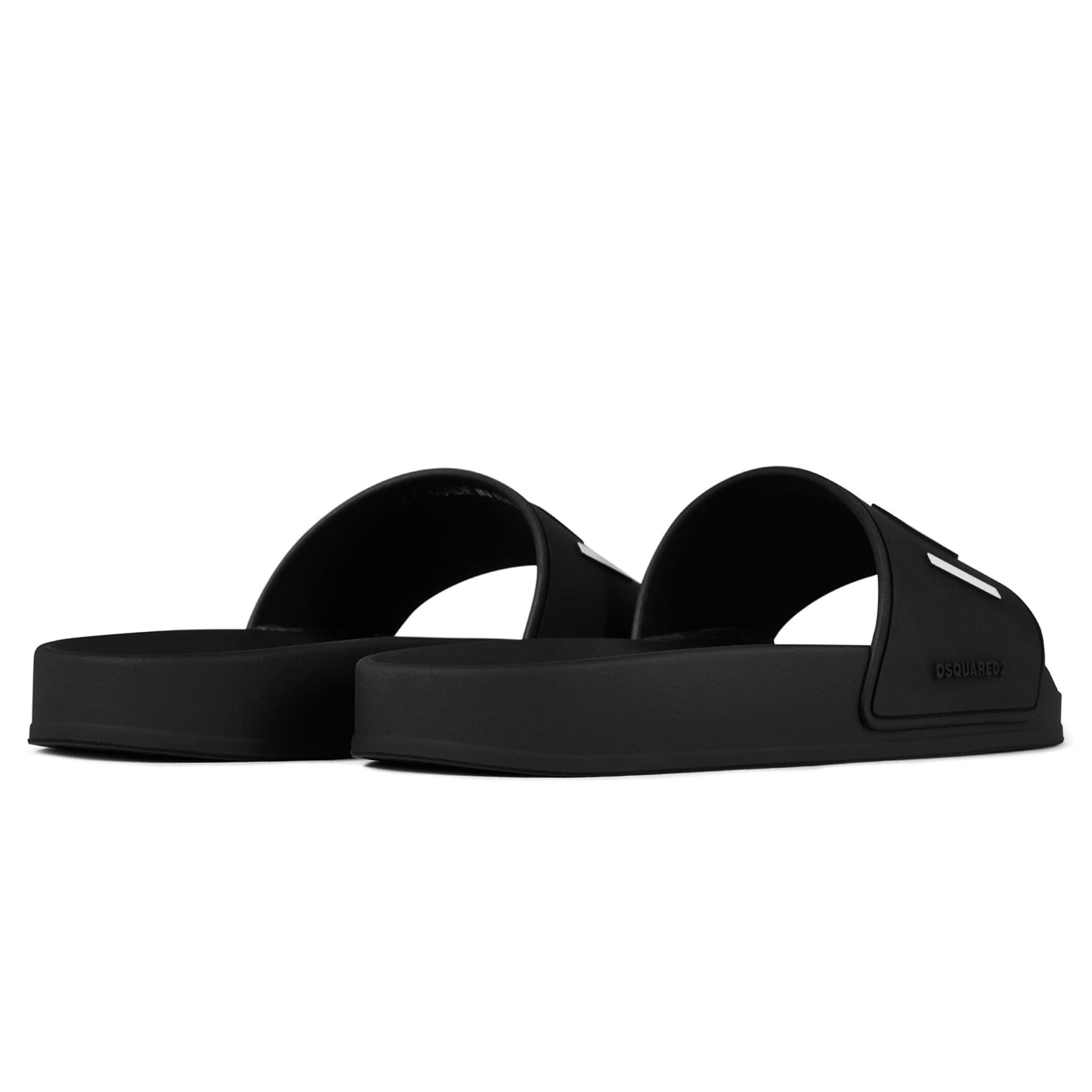 Dsquared2 Icon Pool Slides - Stylish Designer Flip Flops for Men & Women - Perfect for Beach, Pool, and Summer Vacations