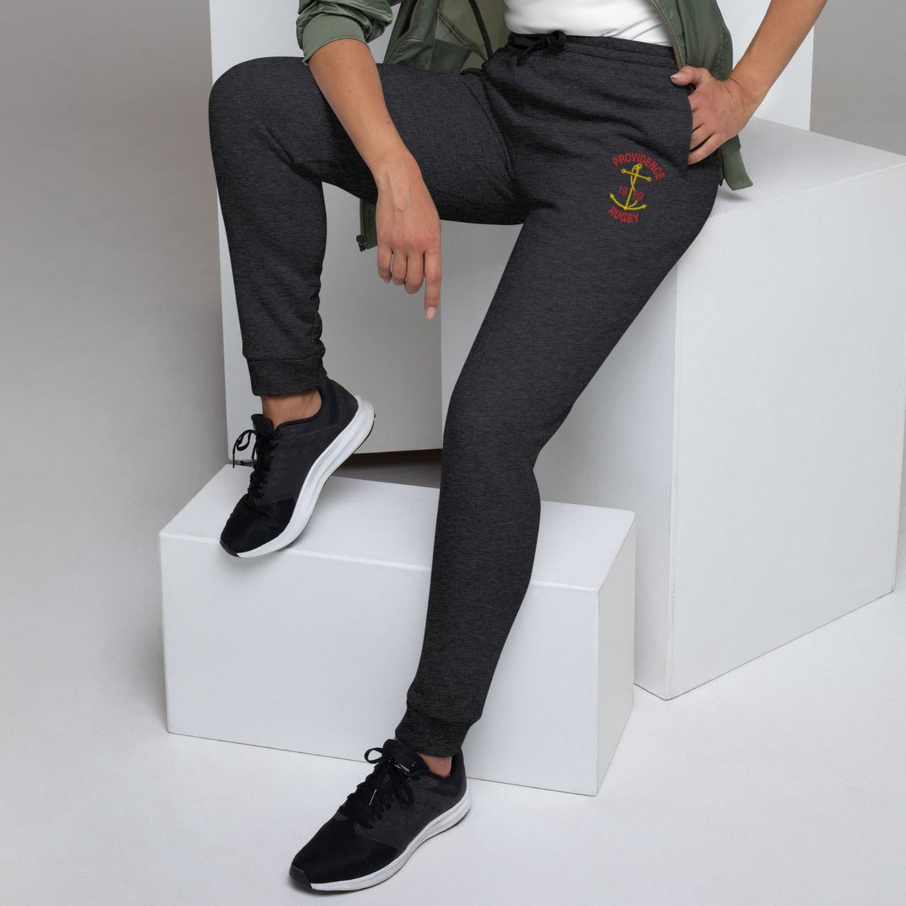 Providence RFC Jogger Sweatpants for Men - Comfortable Athletic Running Pants with Pockets - Perfect for Gym, Workout, and Casual Wear