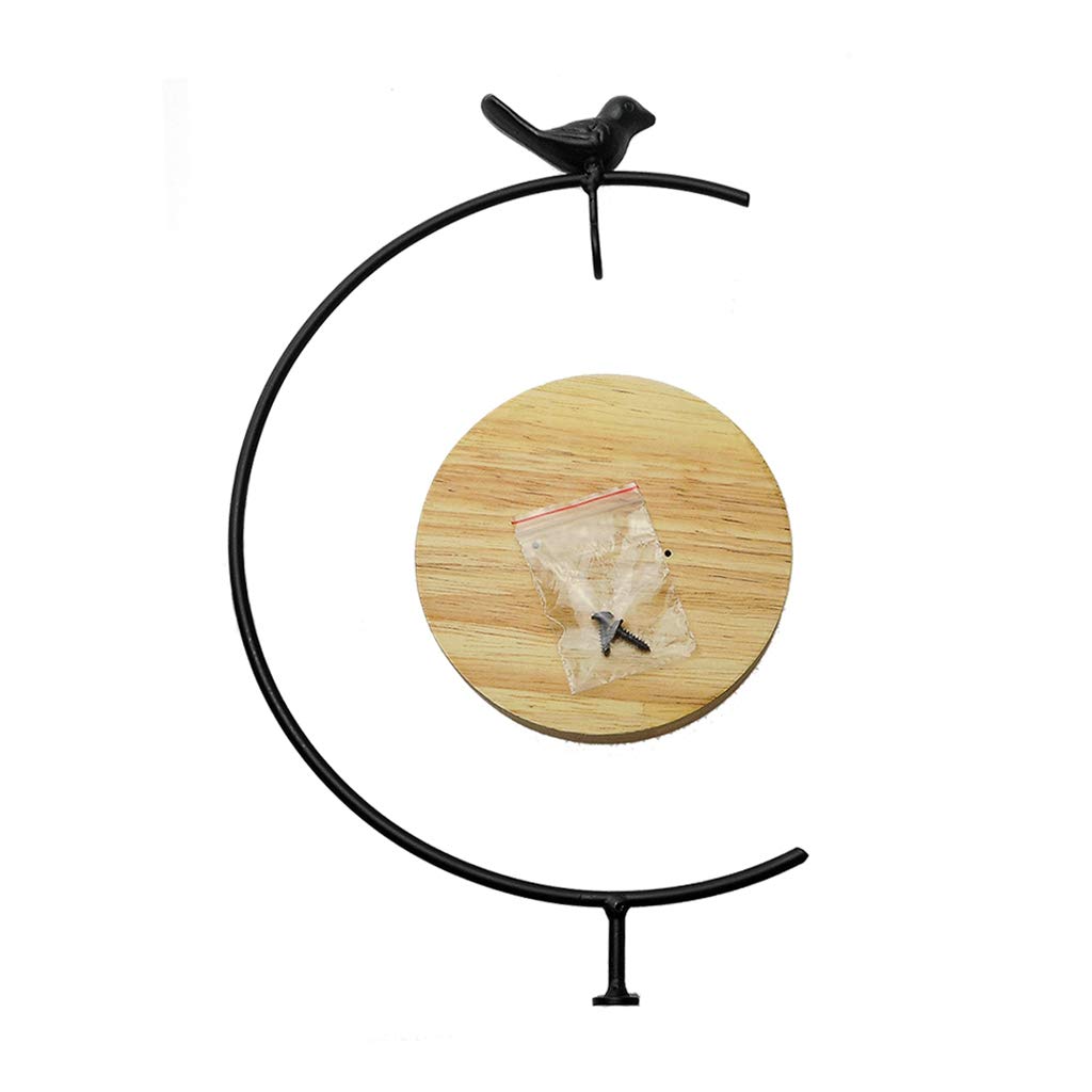 CXLE Ornament Display Stand - Gold Iron Pothook Stand for Hanging Glass Globe, Air Plant Terrarium, Witch Ball & Christmas Decorations (12.2x4.5 Inches) - Perfect for Home, Wedding & Holiday Decor