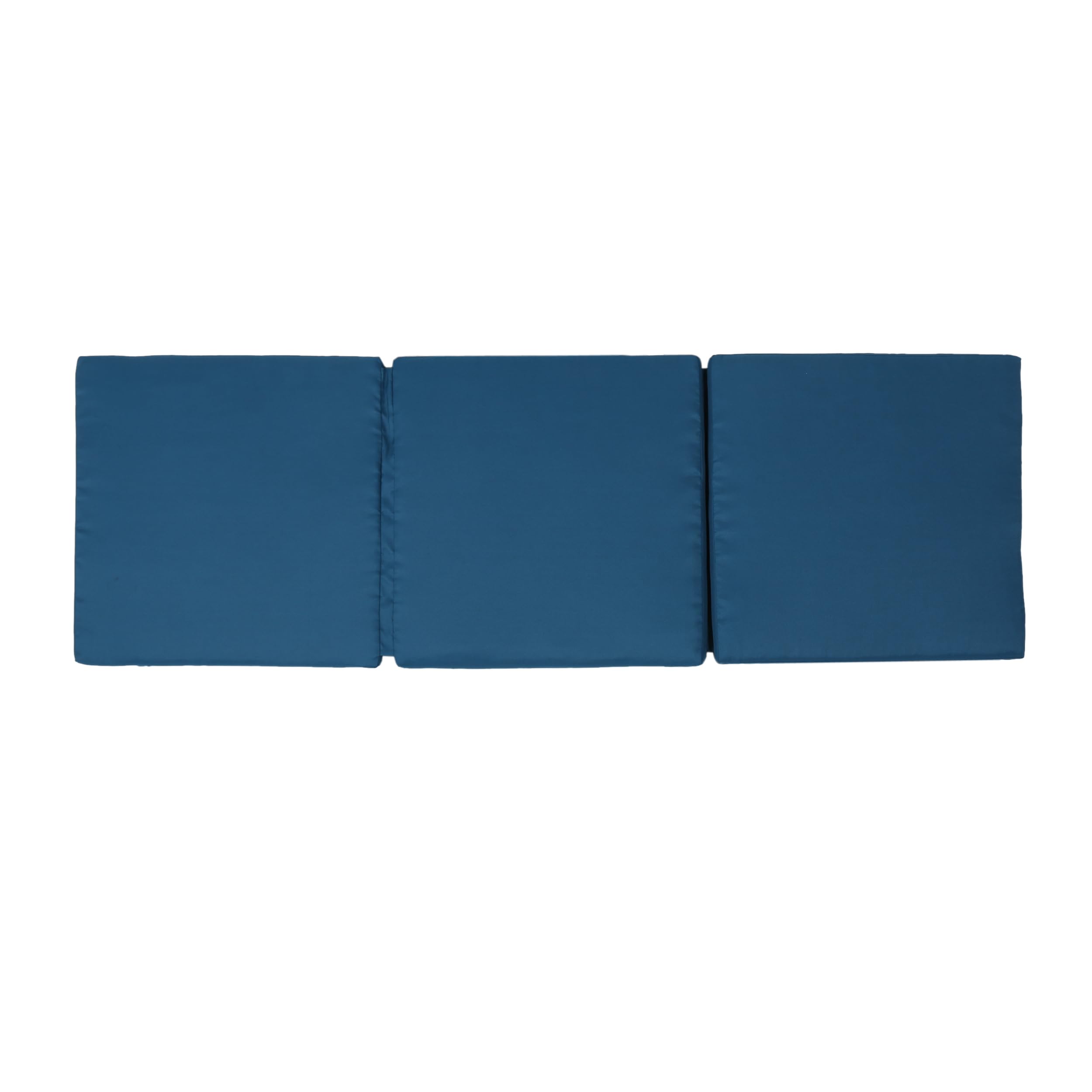 Christopher Knight Home Jamaica Outdoor Water Resistant Chaise Lounge Cushions - Blue Set of 2 - Weatherproof Patio Furniture Cushions for Poolside, Deck, and Backyard Relaxation