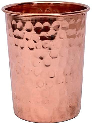 Pure Copper Drinkware Set - 5 Liter Copper Water Pot with 2 Glasses | 3-Piece Copper Water Container Set for Ayurveda & Wellness | Perfect for Home, Office & Yoga Retreats