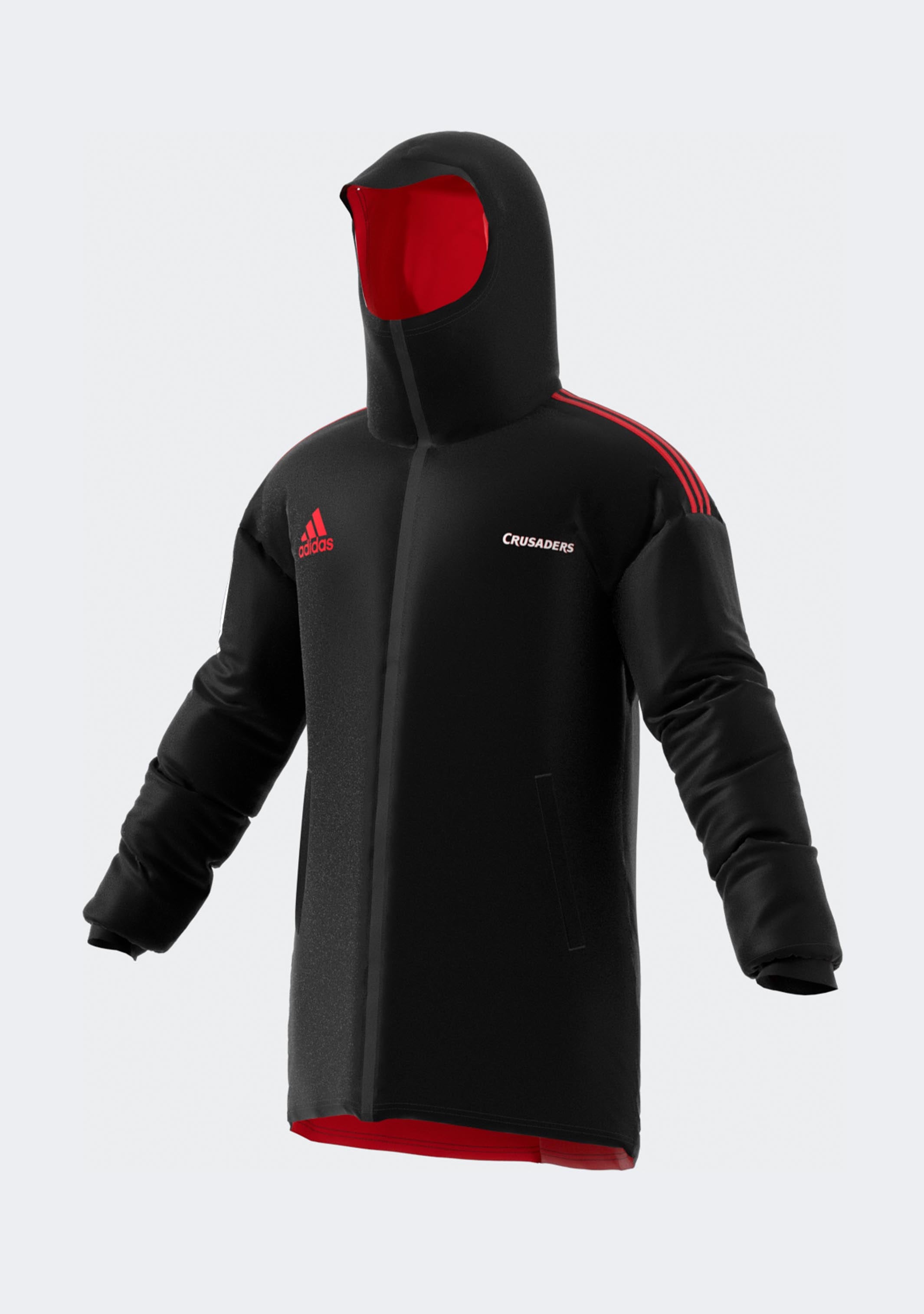 Adidas Men's Crusaders Stadium Parka Coaches Jacket - Waterproof Windbreaker for Outdoor Sports & Casual Wear | Perfect for Running, Hiking & Street Style Fashion