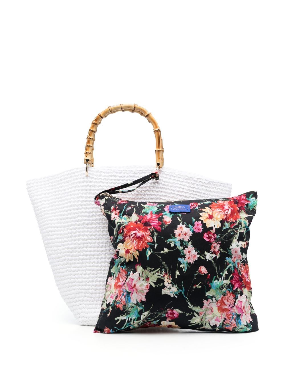 CHICA Women's Fashion Handbags - Stylish White Tote Bag for Work, Travel & Everyday Use