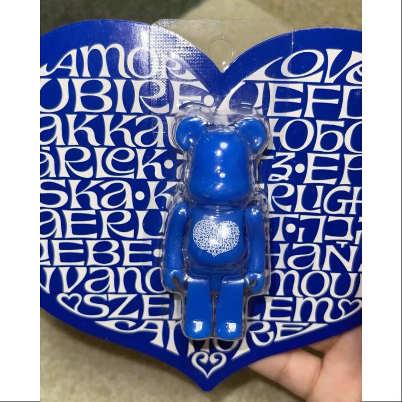 Limited Edition Bearbrick Alexander Girard Love 100% Collectible Be@rbrick Figure - Perfect for Home Decor, Office Display & Anime Collector's Showcase