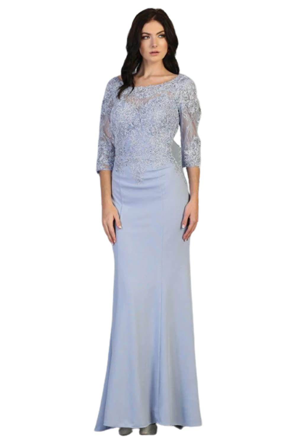 Elegant Dusty Blue Mother of The Bride Dress - Perfect for Weddings, Formal Events & Special Occasions
