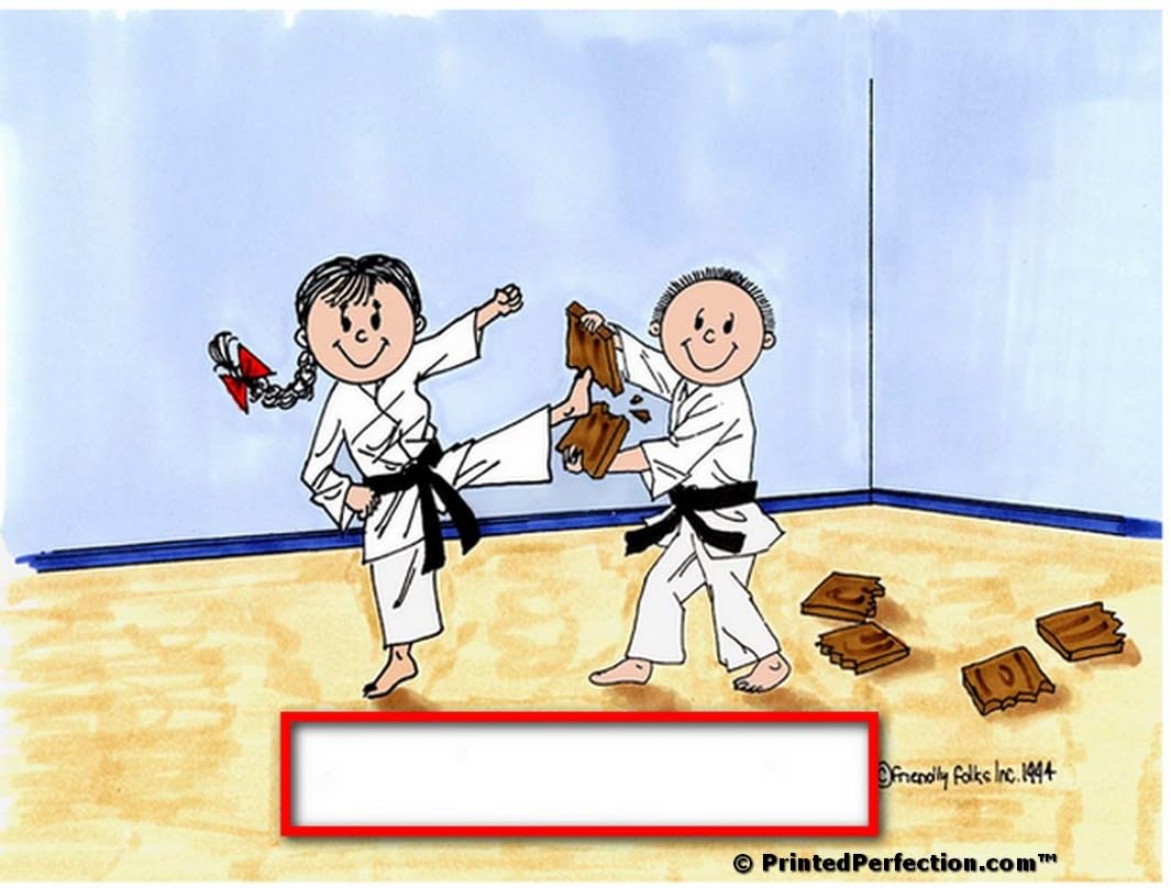 Custom Karate Keychain for Men & Women - Personalized Martial Arts Spinning Keyring - Perfect for Gifts, Gym Bags & Key Accessories
