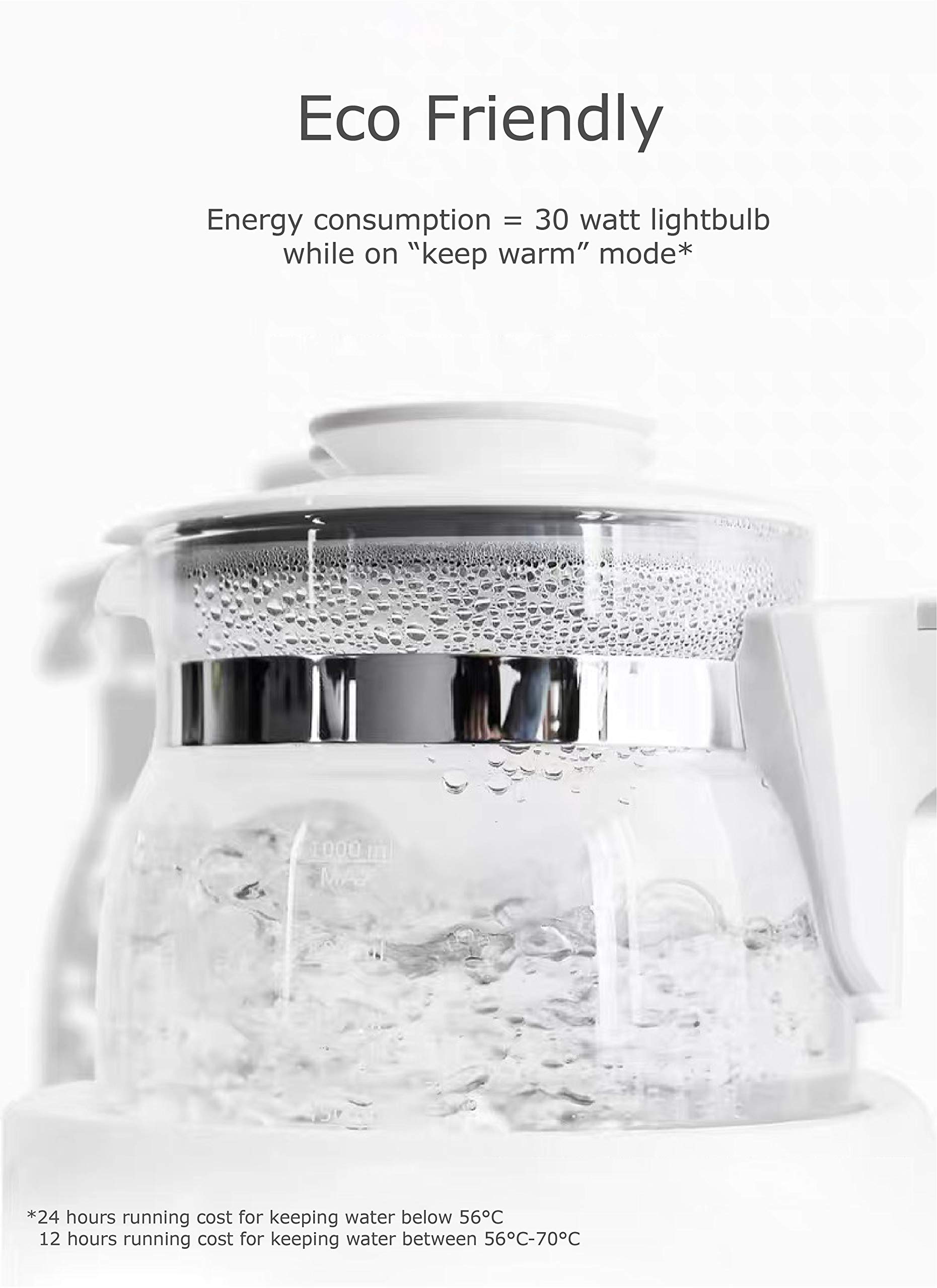ÜneeQbaby PerfectTemp Baby Bottle Maker - 24-Hour Temperature Controlled Formula Dispenser, Fast 2-Minute Preparation, Ultra Quiet Operation with Night Light - Ideal for Night Feedings & Travel (Perfect for Newborns & Busy Parents)