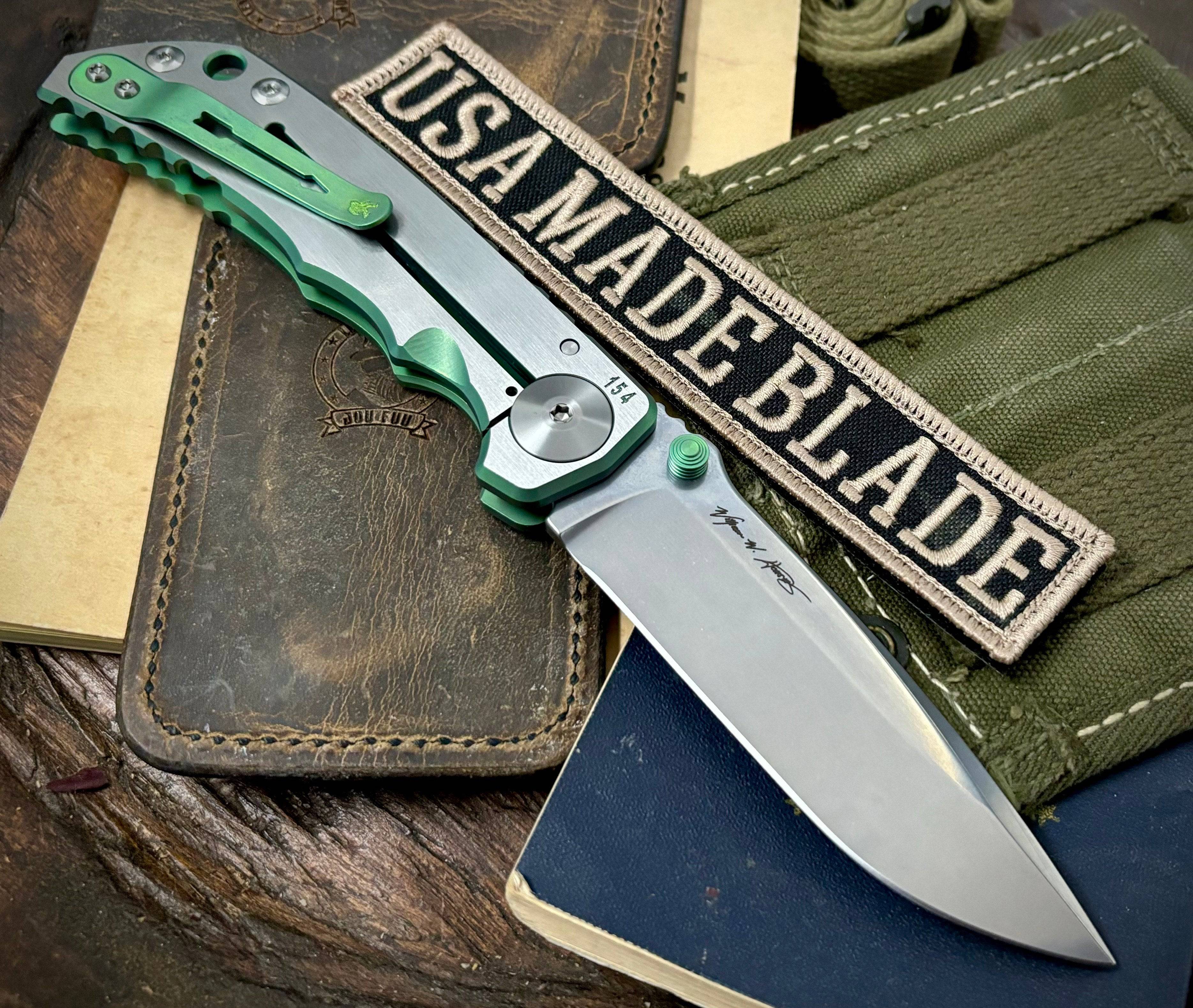 Spartan Blades Harsey Folder Sasquatch Special Edition Folding Knife - MagnaCut Steel Blade, Tactical EDC Pocket Knife for Outdoor Camping, Hunting & Survival Gear