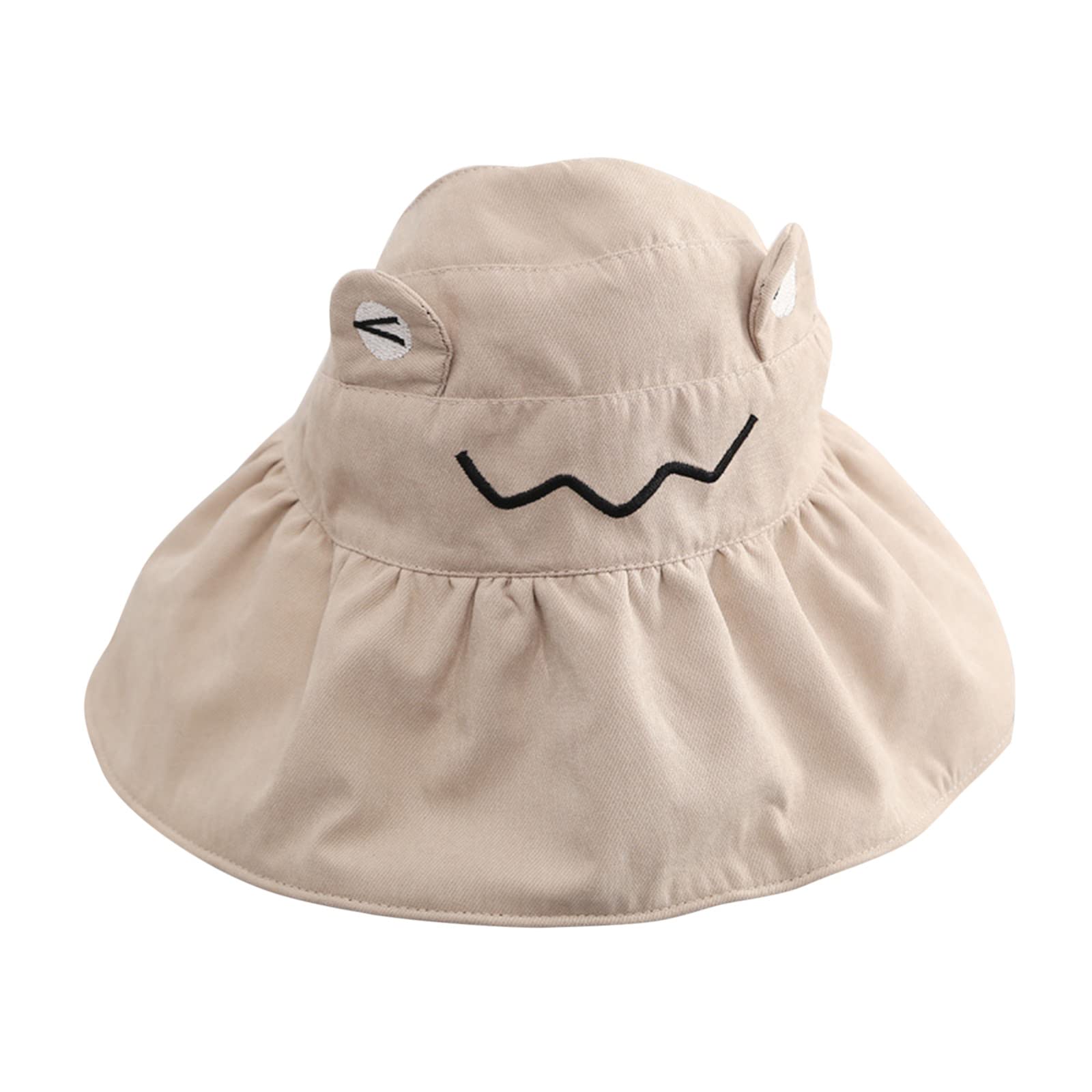 UPF 50+ Baby Sun Hat with Adjustable Chin Strap - Breathable Infant Bucket Hat for Boys & Girls - Cute Ears Design for Beach, Pool & Outdoor Play