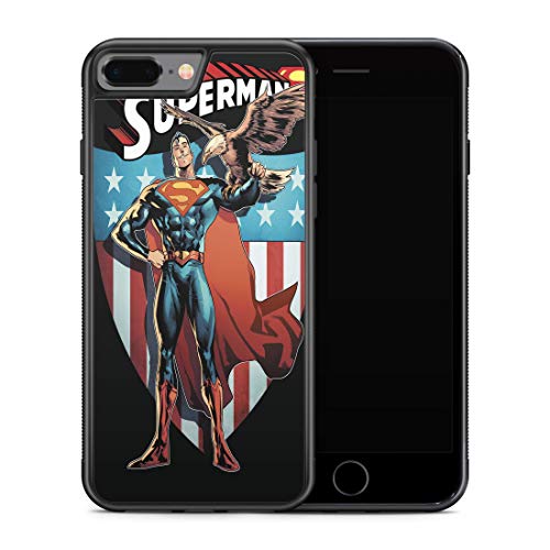 Vintage Superhero Comic Phone Case for iPhone X/XS/XR/7/8 Plus - Durable Protective Cover with Classic Superhero Design - Perfect for Fans, Collectors & Daily Use