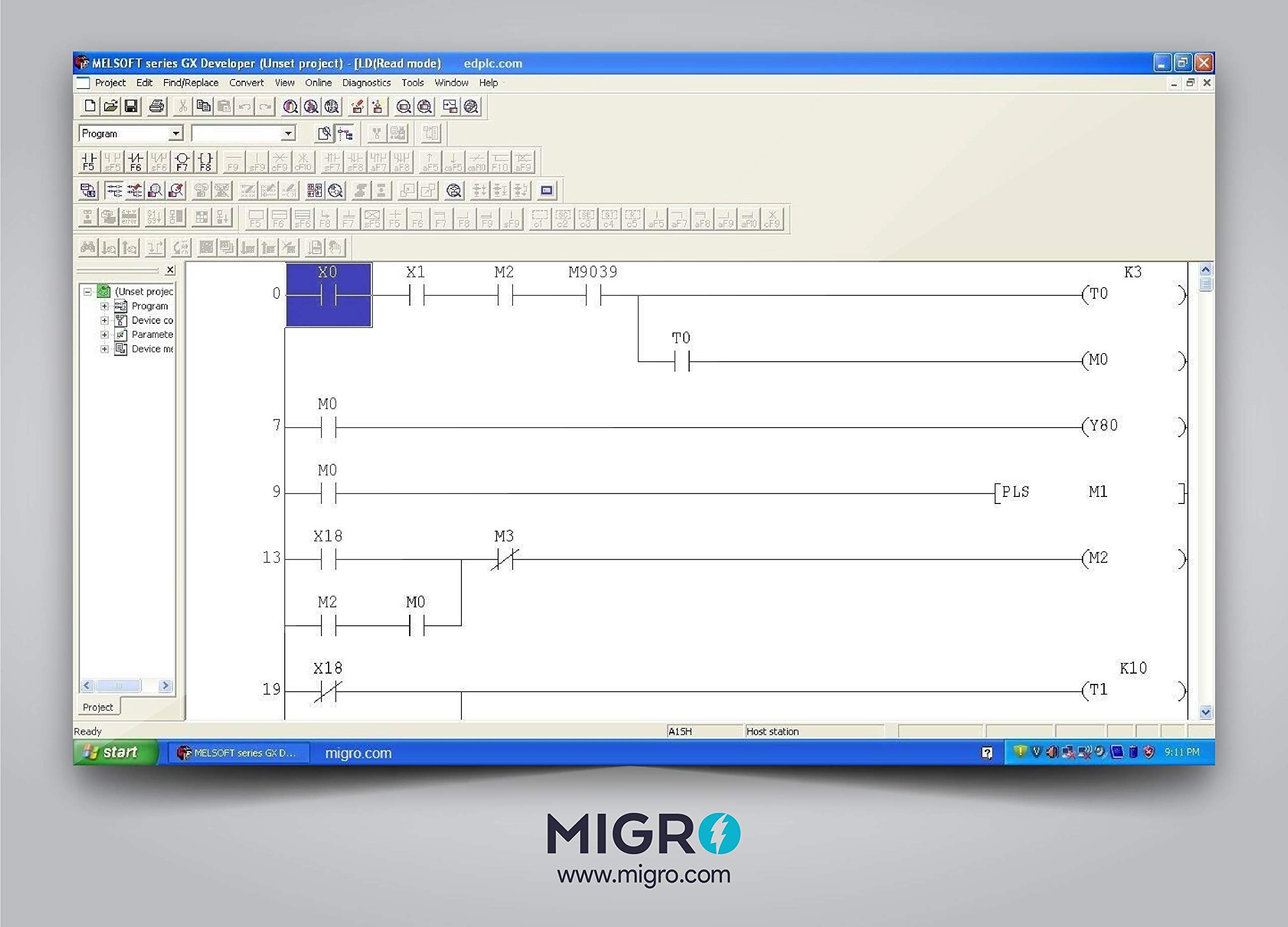 Professional PLC Development & Training Starter Kit for Engineers - Programmable Ladder Logic Controller with Software & Power Supply - Perfect for Industrial Automation, Robotics & Electrical Engineering Projects