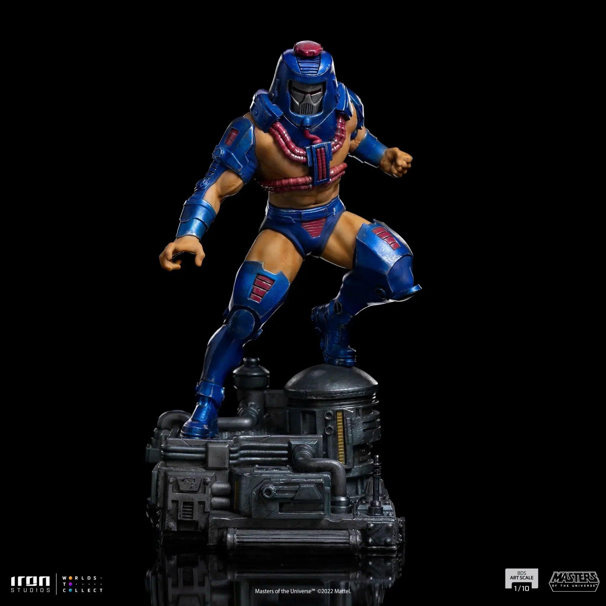 Iron Studios Masters of the Universe Man E Faces BDS Art Scale 1/10 Statue - Collectible Action Figure for Display & Home Decor