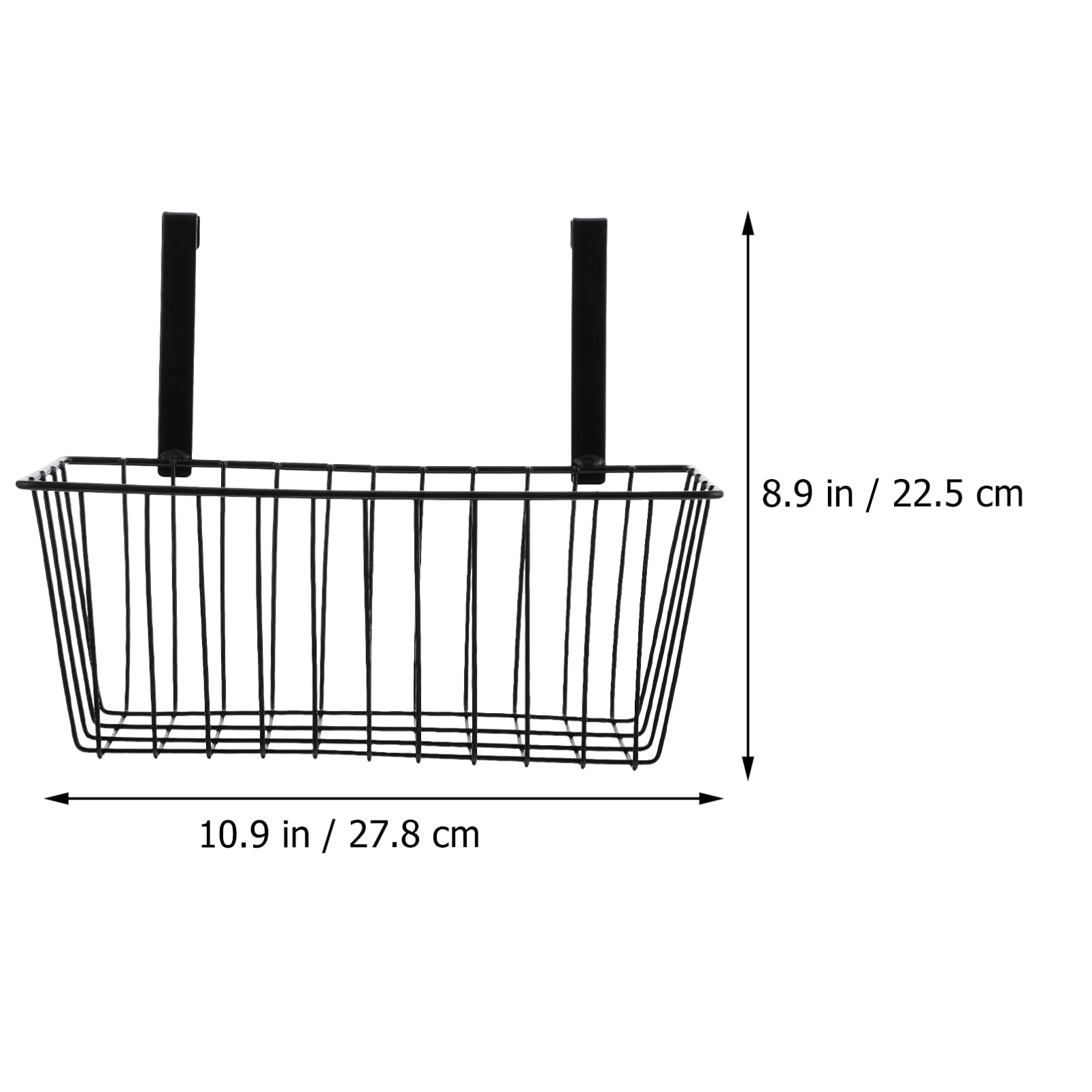 PRETYZOOM Metal Wall Hanging Planter Baskets - Decorative Flower Pot Holder for Succulents, Herbs & Small Plants - Sturdy Railing Grid Panel with Wire Basket - Perfect for Balcony, Garden & Indoor Vertical Gardening