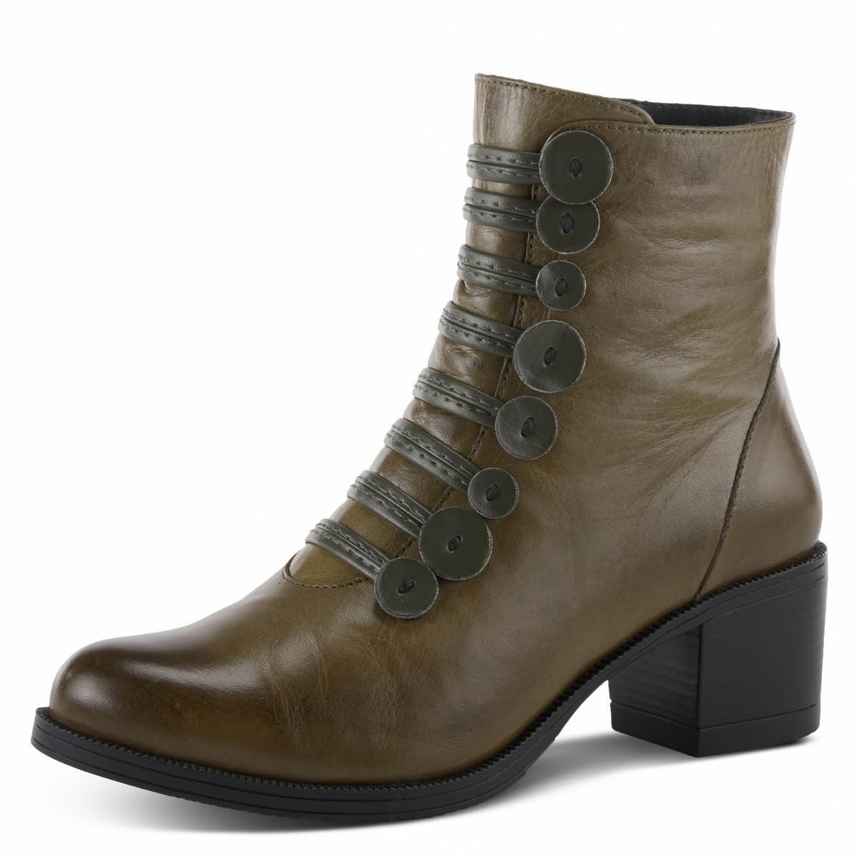 Spring Step Women's Garibaldi Bootie - Comfortable Ankle Boots for Women, Fashionable Low Heel Booties for Casual & Work Outfits | Perfect for Office, Date Night & Fall/Winter Wear