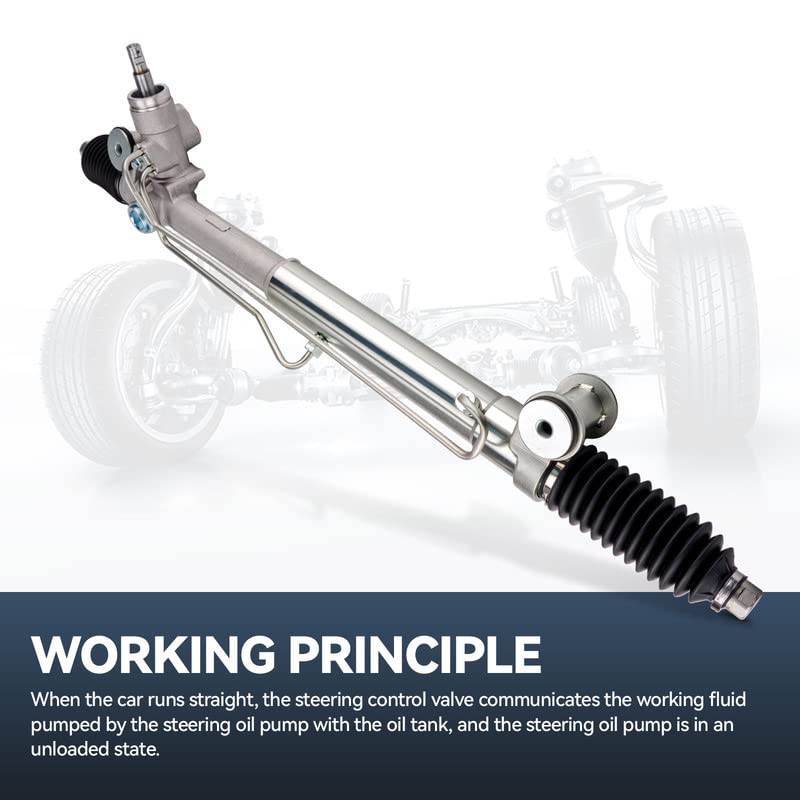 2003-2009 Chevy Trailblazer GMC Envoy Power Steering Rack and Pinion Replacement - Durable Steering Gear Assembly for Smooth Driving & Enhanced Control - Perfect for Off-Road Adventures & Daily Commutes