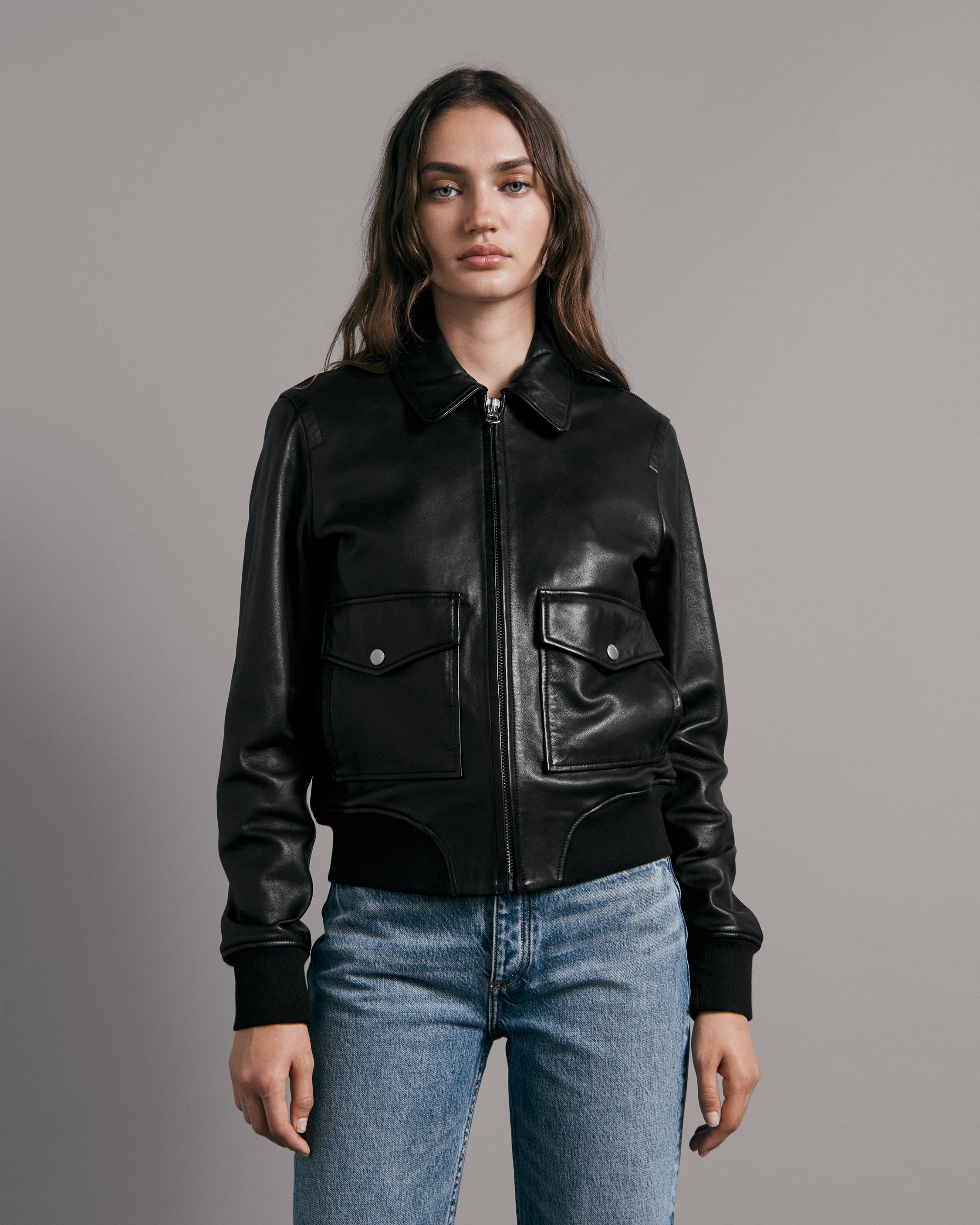 Andrea Genuine Leather Jacket for Women - Stylish & Durable Outerwear for Fall & Winter Fashion | Perfect for Casual Outings & Date Nights