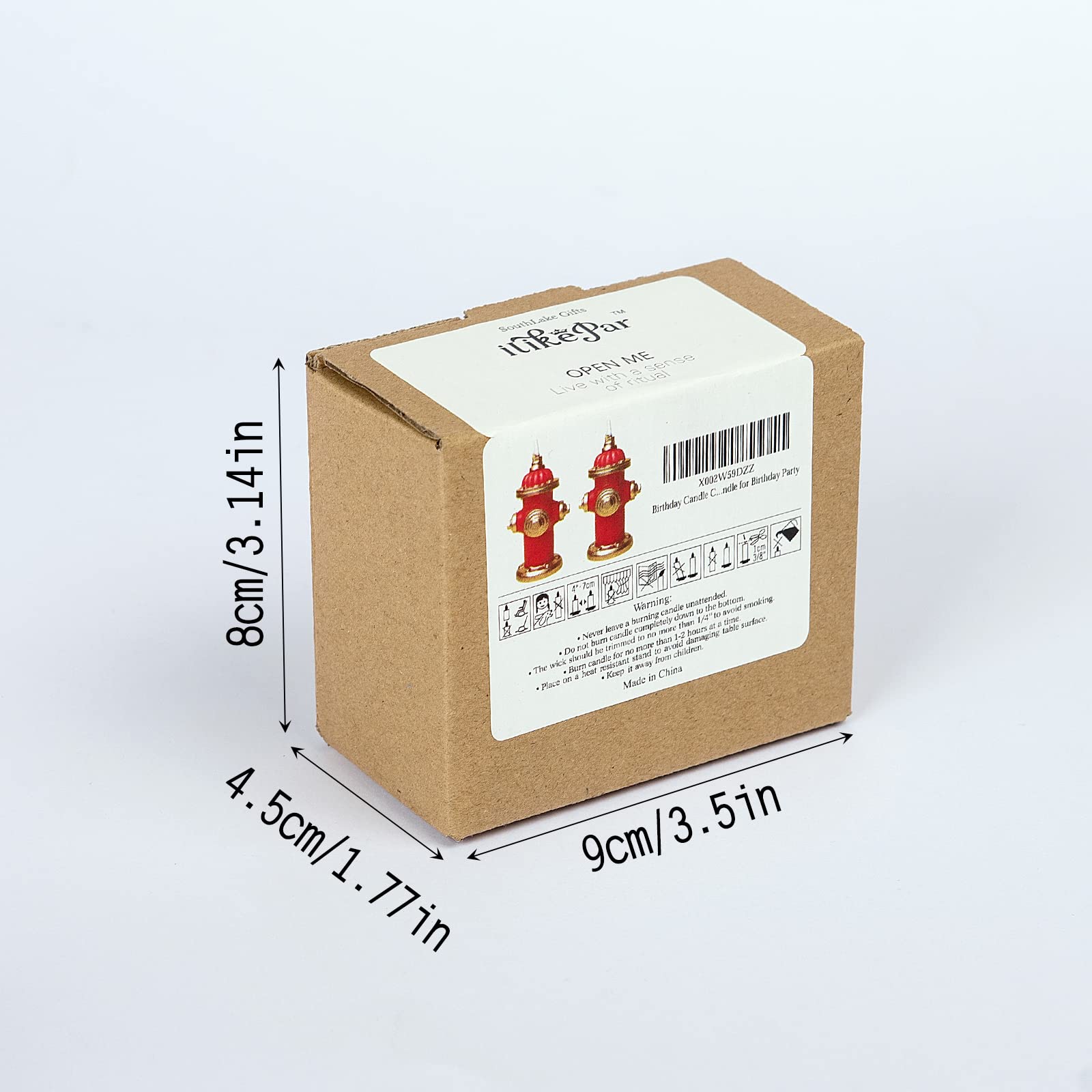 Fireproof Birthday Cake Candles - Safe Firefighting Candle Toppers for Birthday Parties | Perfect for Kids' Birthday Cakes and Special Celebrations