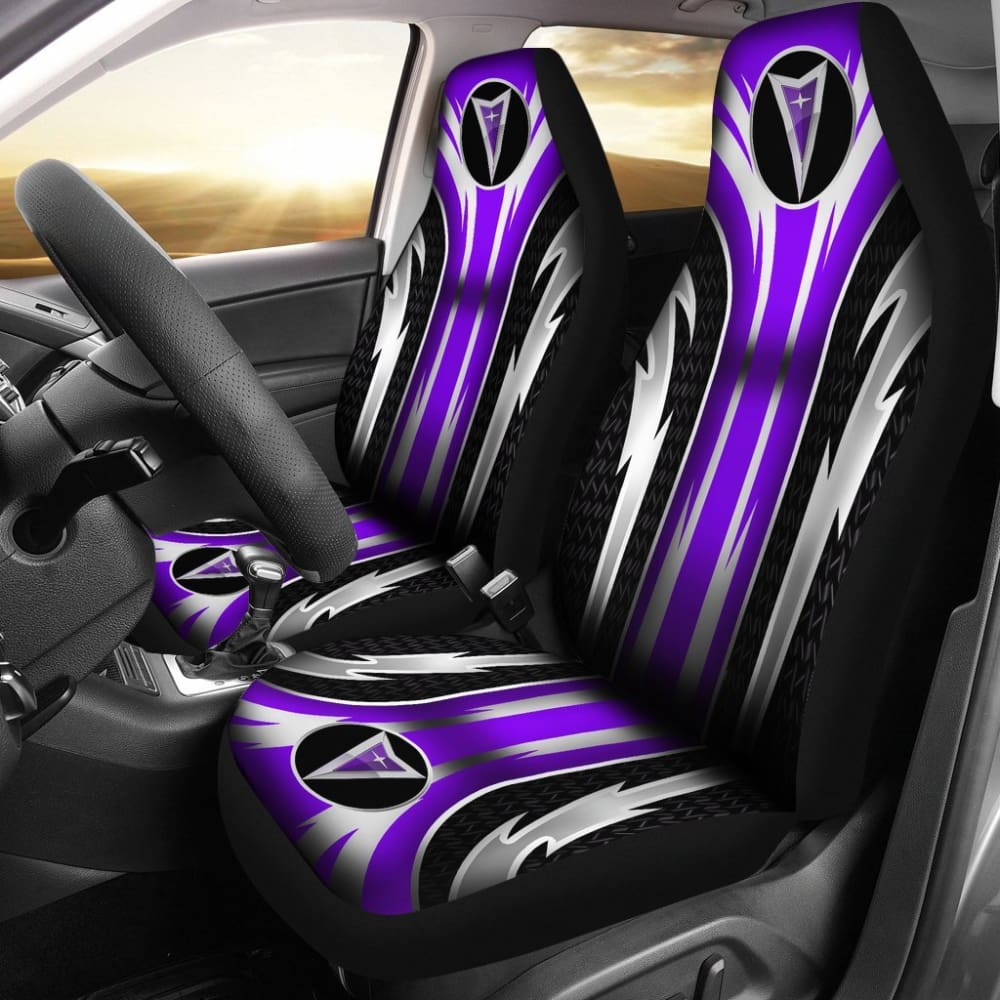 2 Front Pontiac Seat Covers Purple 144627 - Premium Car Seat Protectors for Pontiac Vehicles | Perfect for Daily Commuting, Road Trips & Car Interior Protection
