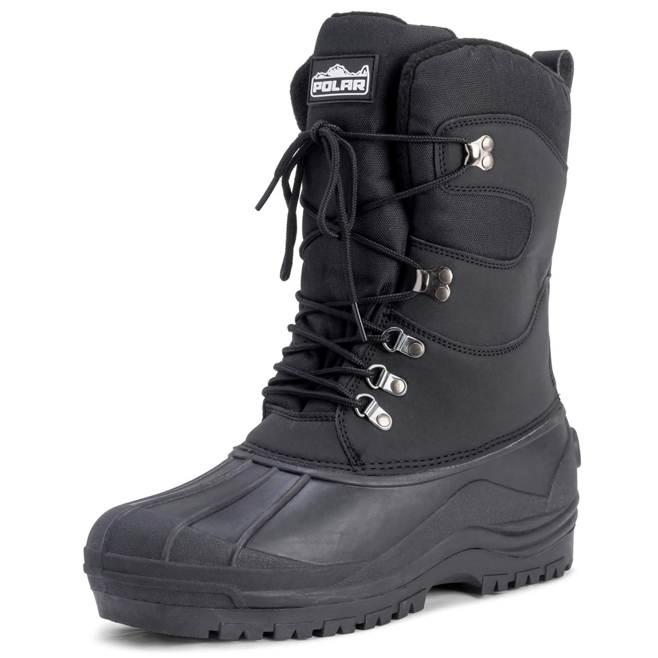 Men's Waterproof Snow Boots - Thermal Hiking & Safety for Winter Outdoor