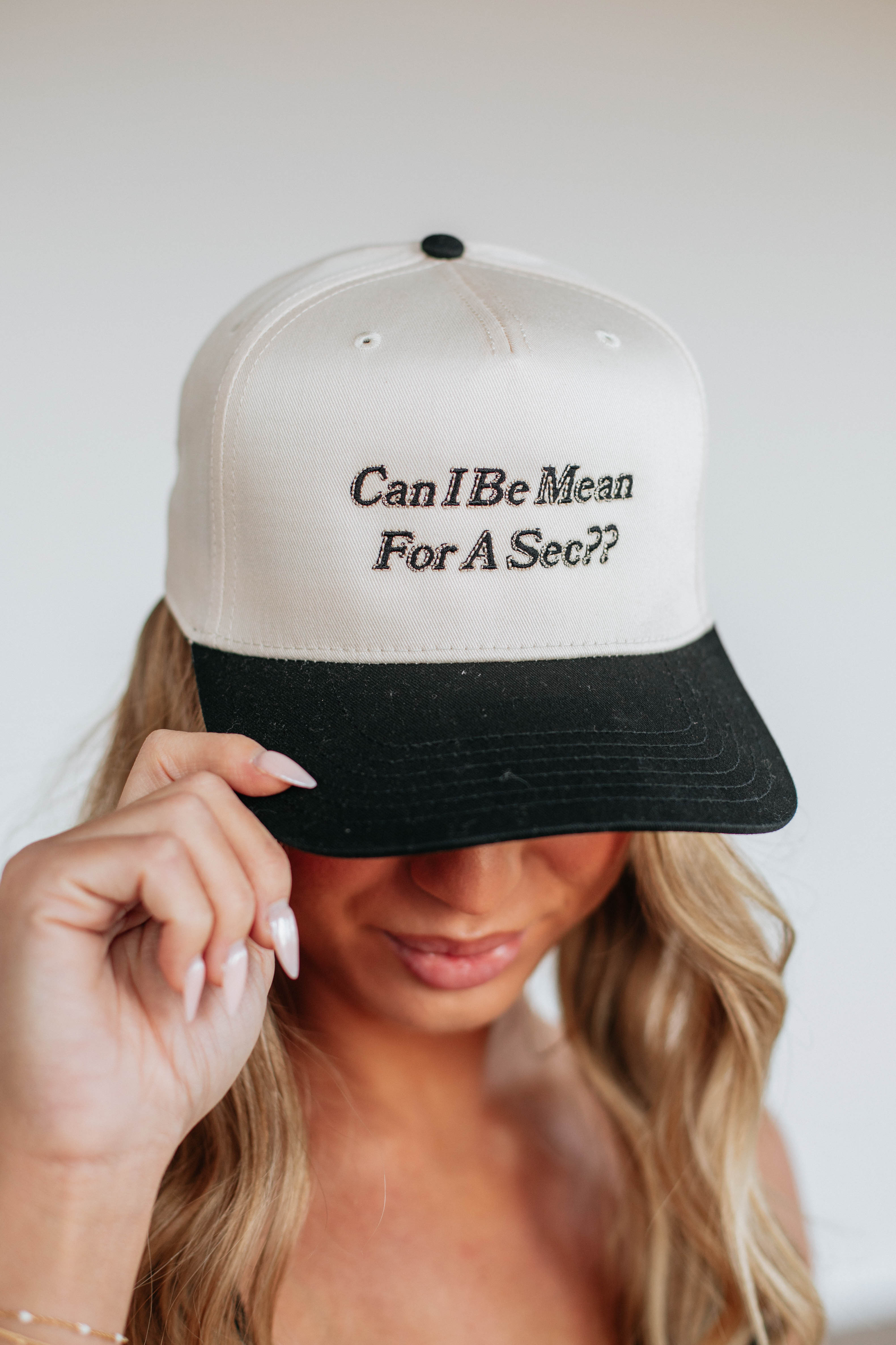 Can I Be Mean Trucker Hat - Stylish Adjustable Baseball Cap for Men & Women - Perfect for Outdoor Activities, Sports, and Casual Wear