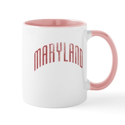 White/Pink Inside - Maryland Grunge Mug