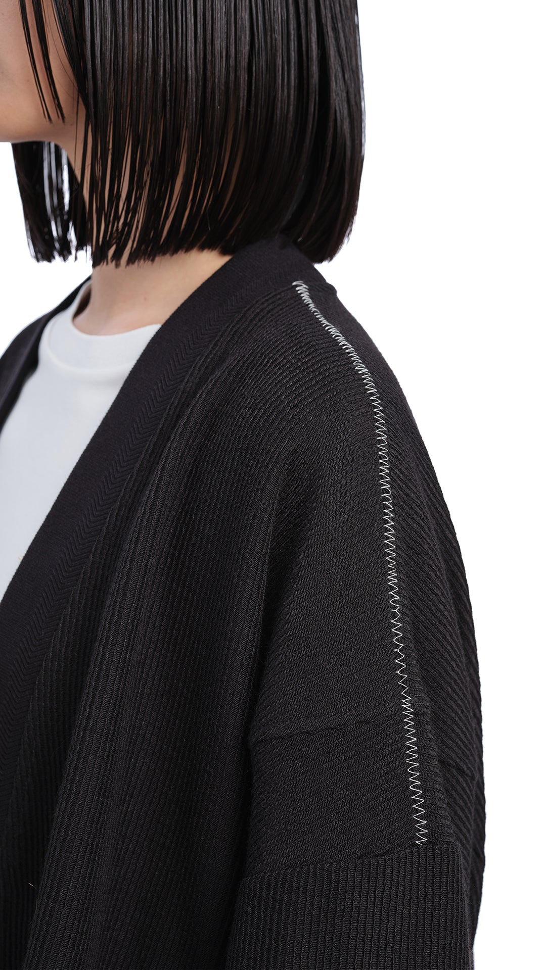 Stylish Oversized Cut Sewn Cardigan for Women - Cozy Knit Sweater for Fall & Winter - Perfect for Layering, Casual Outfits, and Relaxing at Home