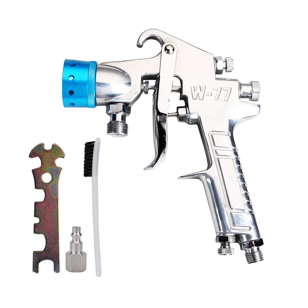**Pneumatic Pressure Feed Paint Sprayer - 2.5mm Air Spray Gun for Wall Painting & Prime Coat - Perfect for Home DIY, Furniture Refinishing, and Automotive Touch-Ups**