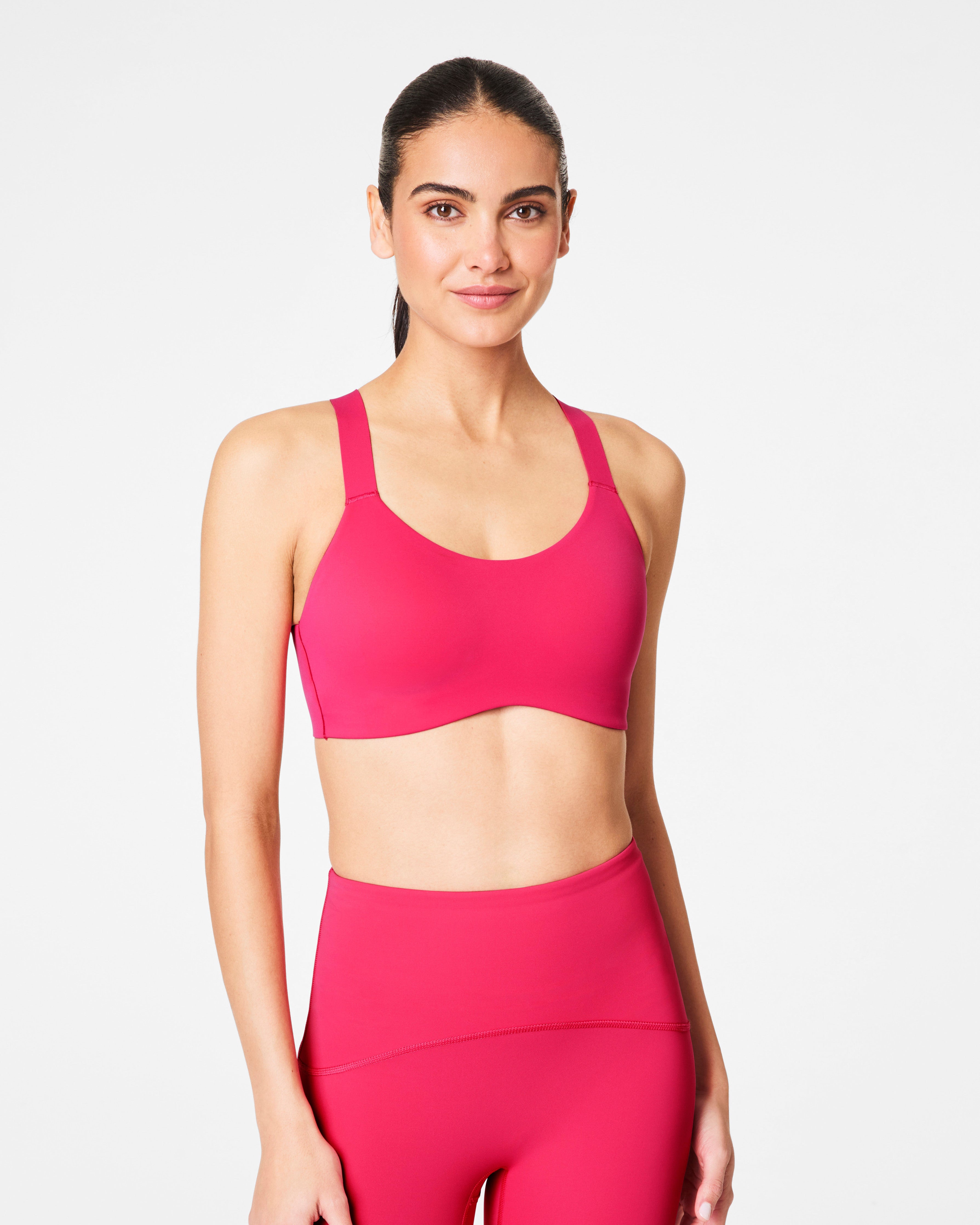 SPANX® FlexFeel Medium Impact Sports Bra - Comfortable Workout Bra for Running, Yoga & Gym - Supportive & Breathable Activewear for Women