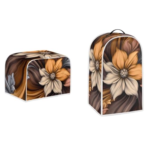 Vintage Flower Pattern-Brown