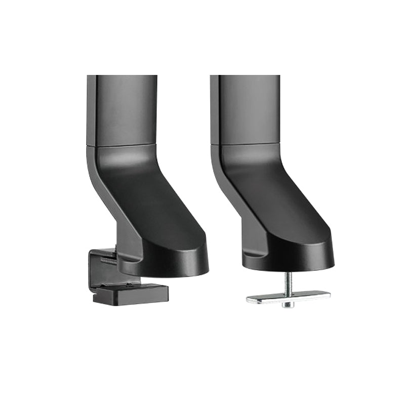 Brateck Lumi LDT21-C02 Dual Monitor Desk Mount Stand for 17-27 Inch Screens - Adjustable VESA 75x75/100x100 - Perfect for Home Office, Gaming & Workspace Setup