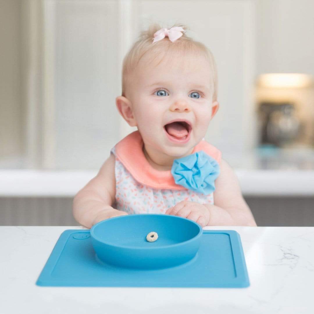 Ezpz Mini Bowl - Non-Slip Silicone Baby Bowl for Toddlers | Perfect for First Foods, Snacks & Mess-Free Feeding at Home or On-The-Go