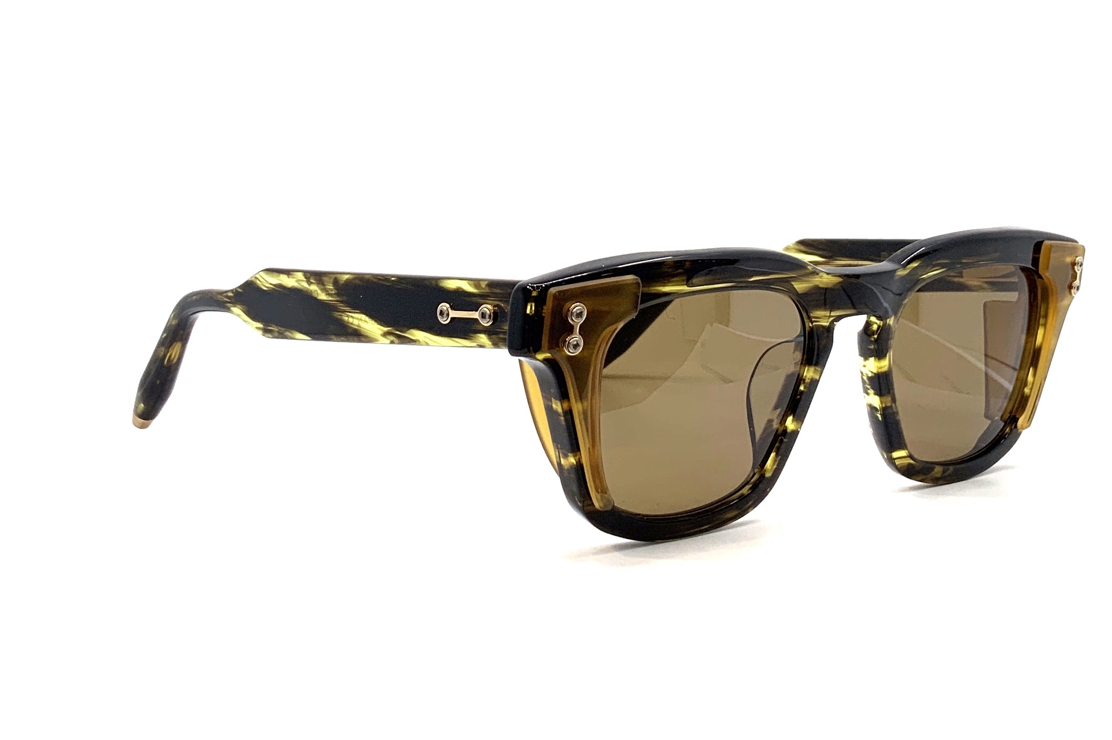 Akoni Ara Sunglasses - Dark Tortoise & Crystal Amber Frame - Stylish UV Protection for Outdoor Activities, Travel, and Fashion