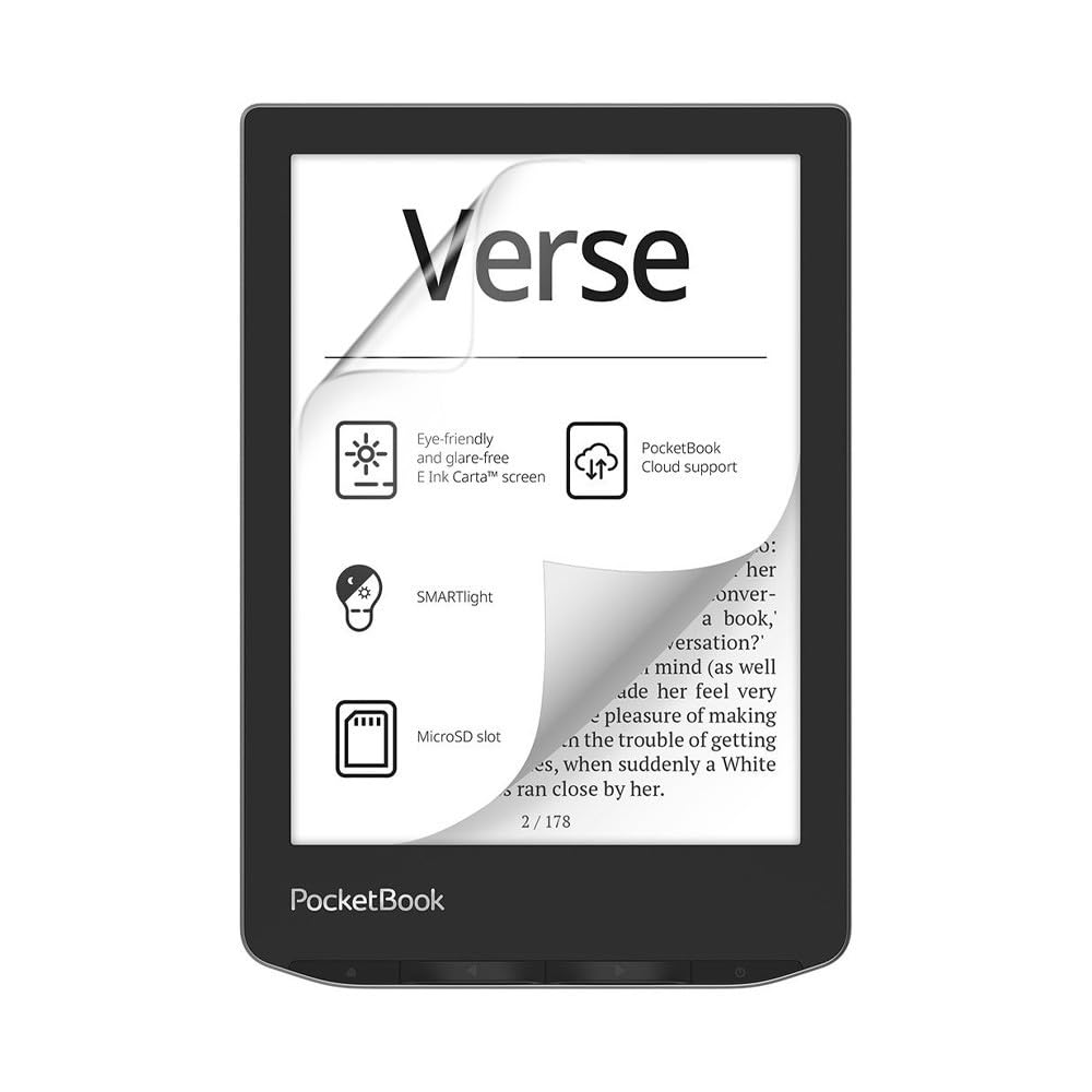 Matte Anti-Glare Screen Protector for PocketBook Verse - 2 Pack for Reading Comfort