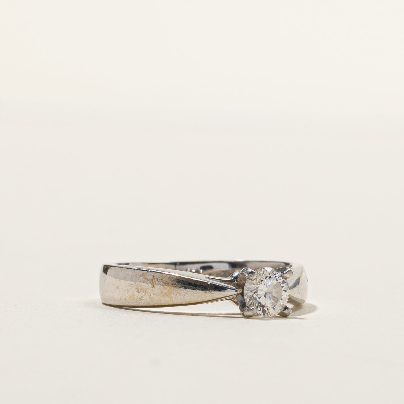 0.29ct Solitaire Diamond Engagement Ring - Size 5 | Classic Round Cut Wedding Band for Women | Perfect for Proposals, Anniversaries & Special Occasions