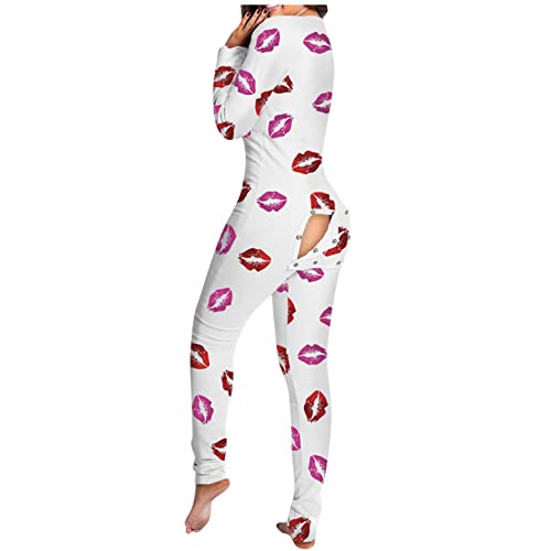 Plus Size Women's Lingerie Sleepwear Set - Long Sleeve Pajama Jumpsuit & Bodysuit Underwear for Comfortable Nightwear | Perfect for Sleepovers, Lounging and Romantic Occasions