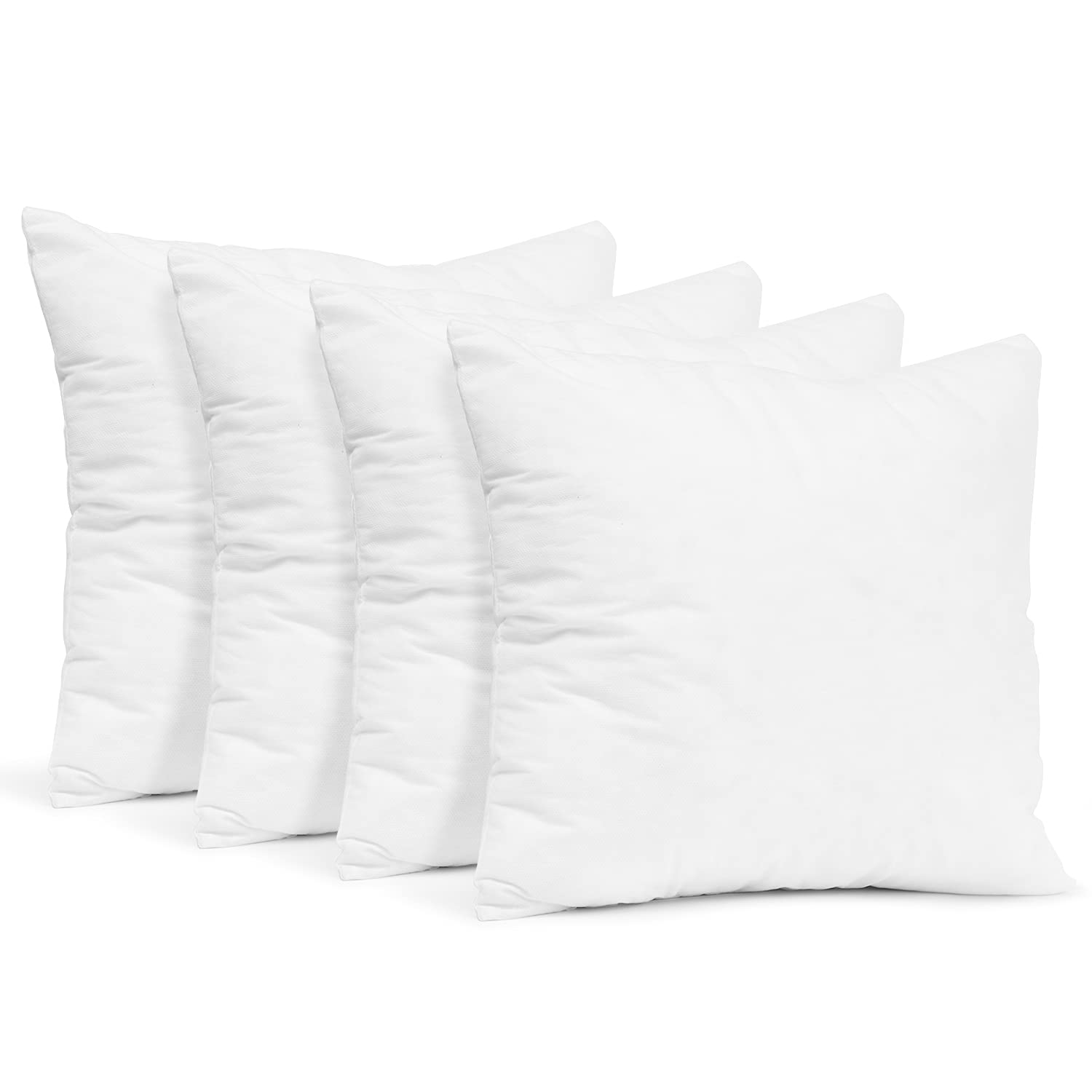 Premium Clara Clark Throw Pillows - 26x26 Inch Decorative Couch Pillow Inserts (Set of 4) for Living Room, Bedroom & Sofa Decor - Soft & Stylish Home Accent Pillows