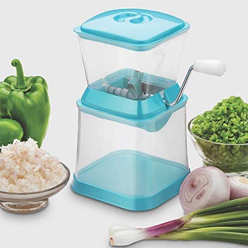 Premium Stainless Steel Vegetable & Fruit Chopper - Black Olive Big Onion Cutter for Chilly, Dry Fruits, and Kitchen Prep | Multi-Color Kitchen Gadget for Slicing, Dicing, and Meal Prep